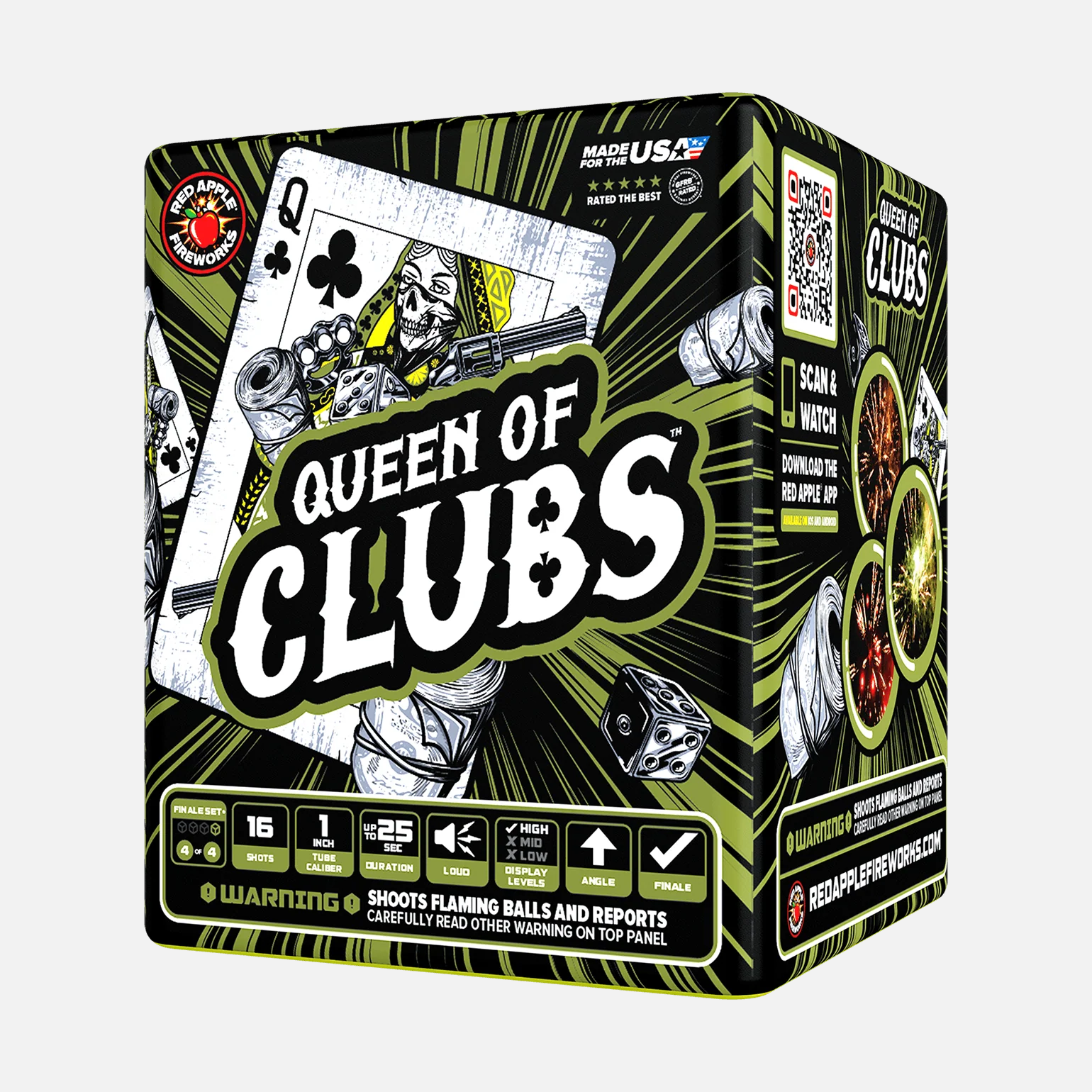 4 Queens™ 64 Shots Standard Aerial Finale Set® - Image 9