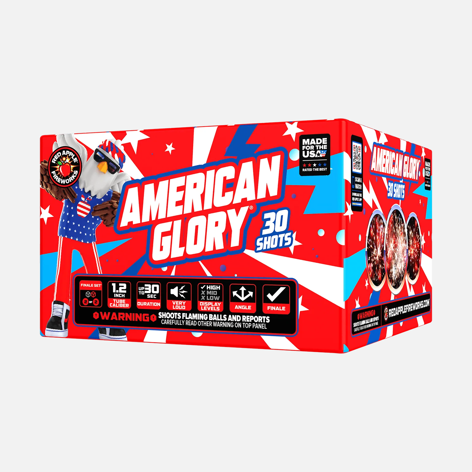 American Glory® 60-Shots XL® Aerial Finale Set® - Image 6