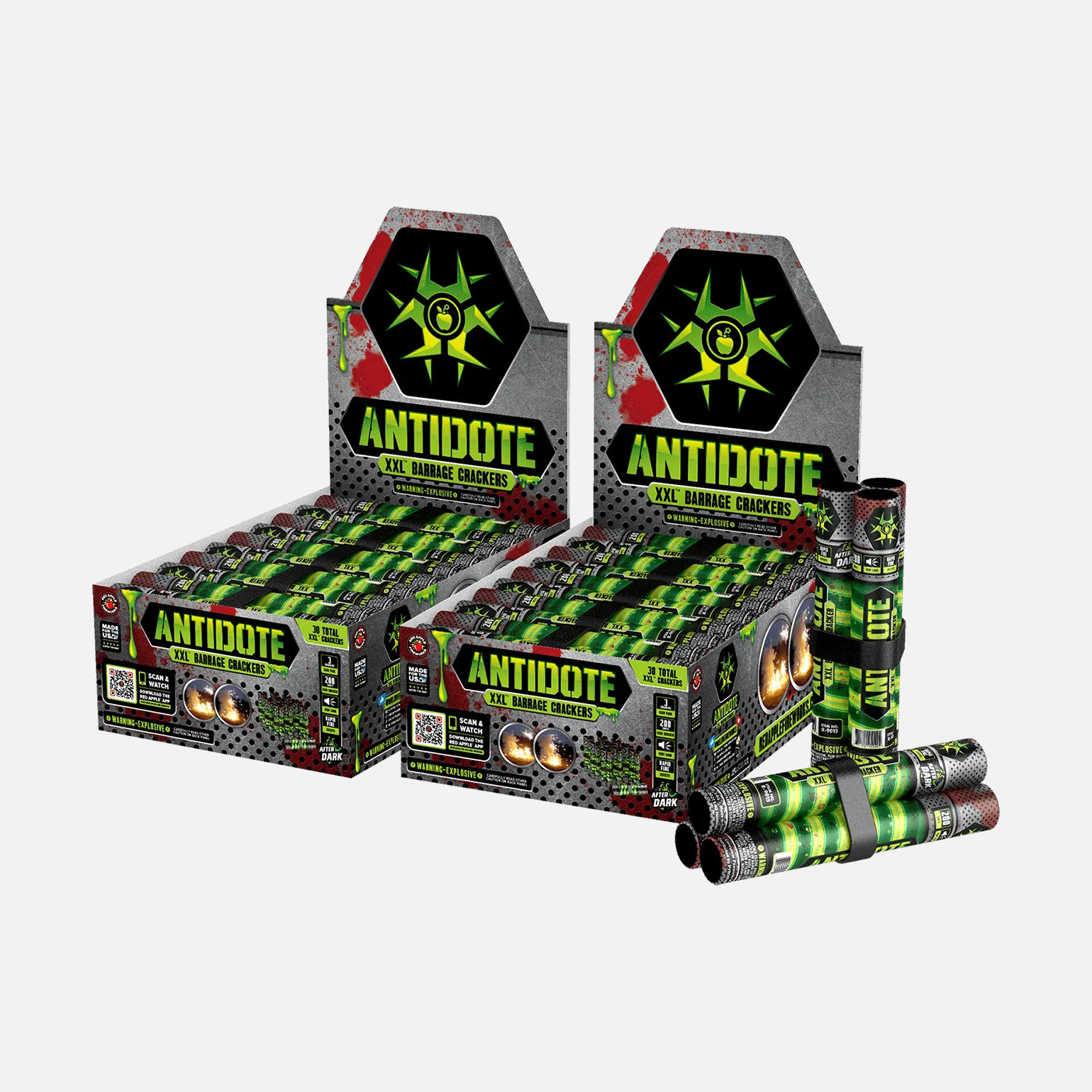 Antidote 200 Shot XXL™ Barrage Crackers - Image 4