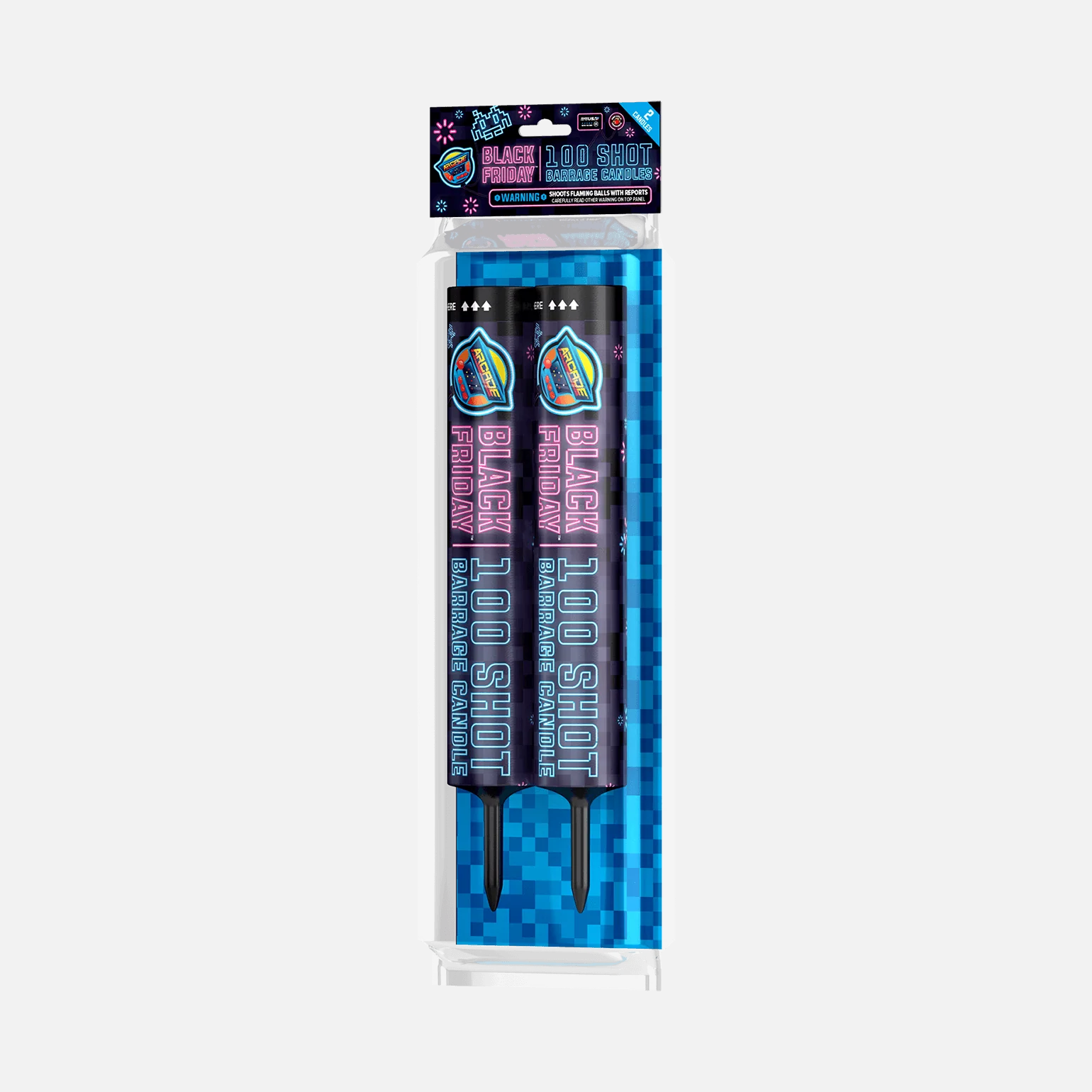 Black Friday Arcade® 100 Shot Barrage Candles - Image 5