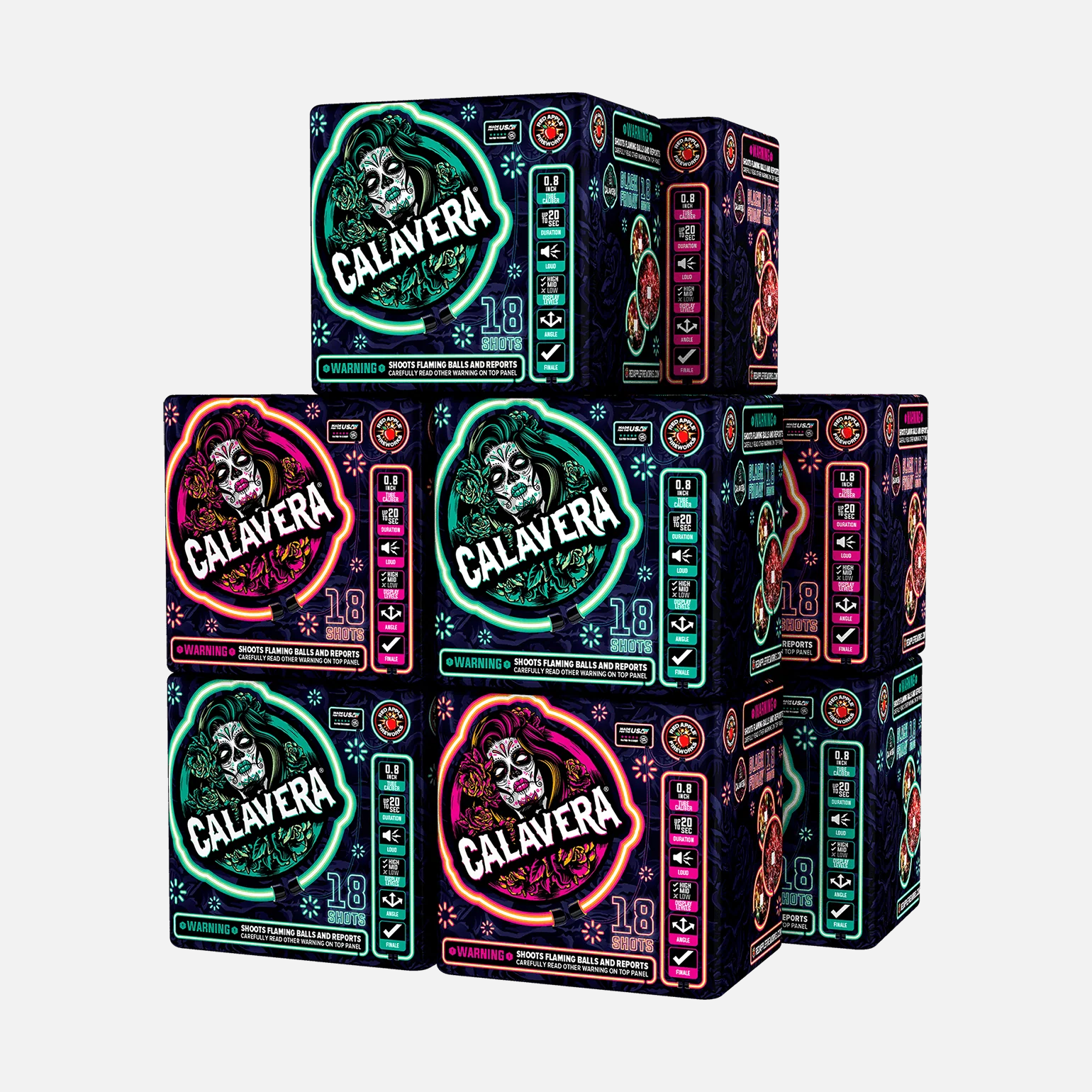 Black Friday Calavera® 18 Shots Standard Aerials - Image 4