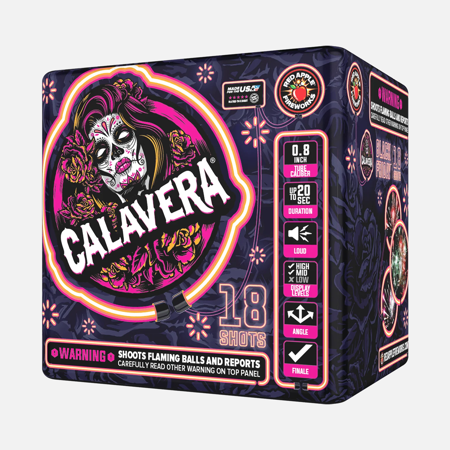 Black Friday Calavera® 18 Shots Standard Aerials - Image 6
