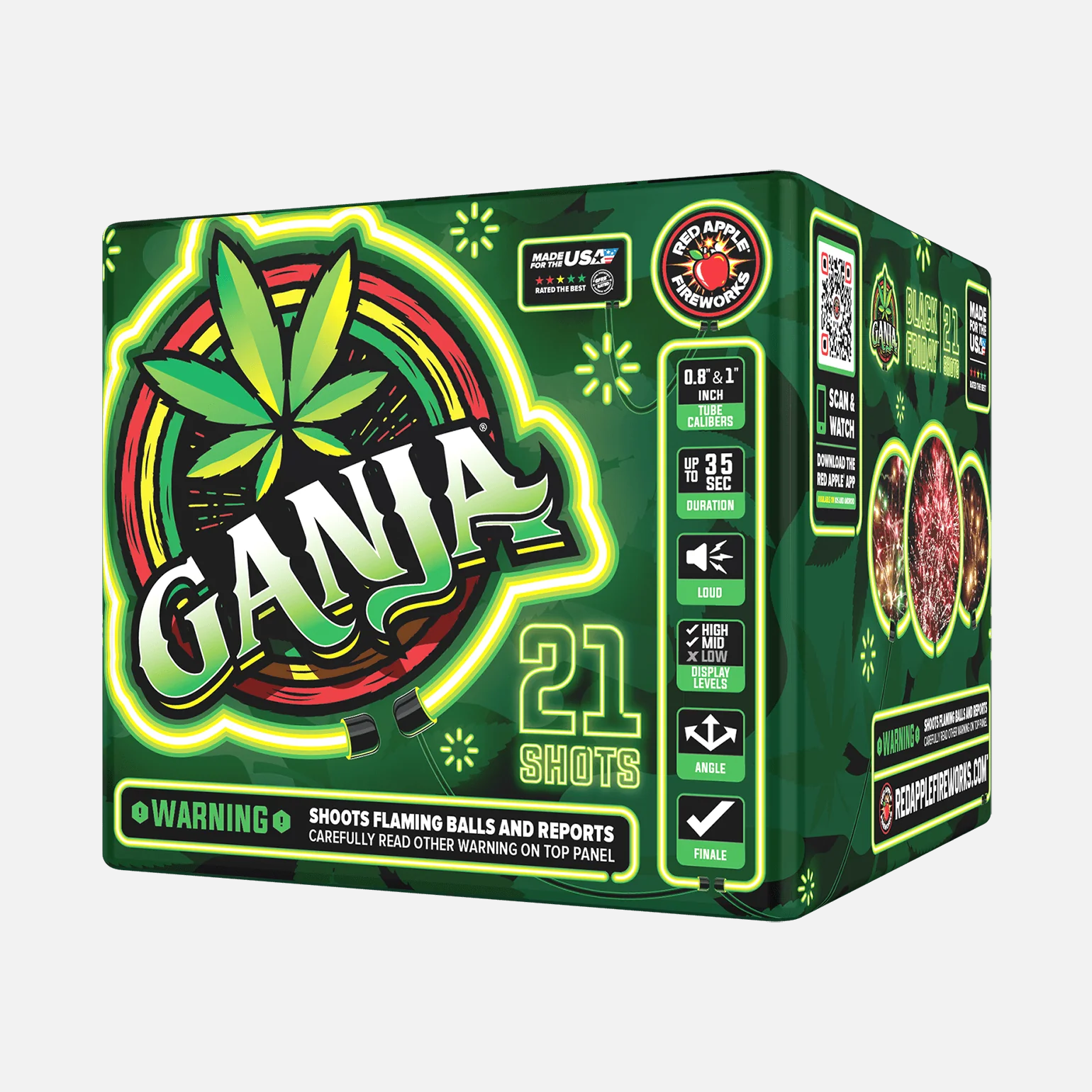 Black Friday Ganja® 21 Shots Standard Aerials - Image 5