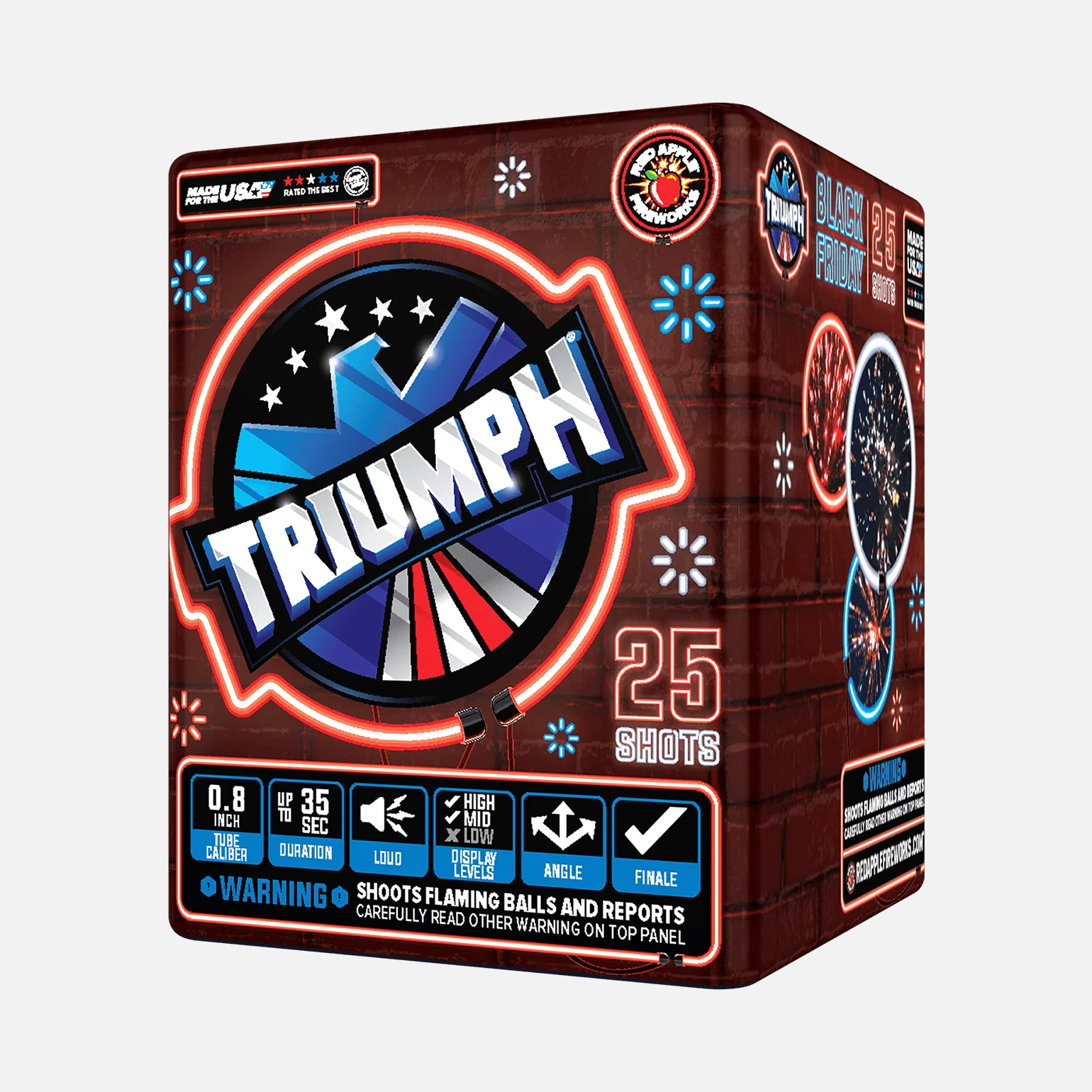 Black Friday Triumph® 25 Shots Standard Aerials - Image 6