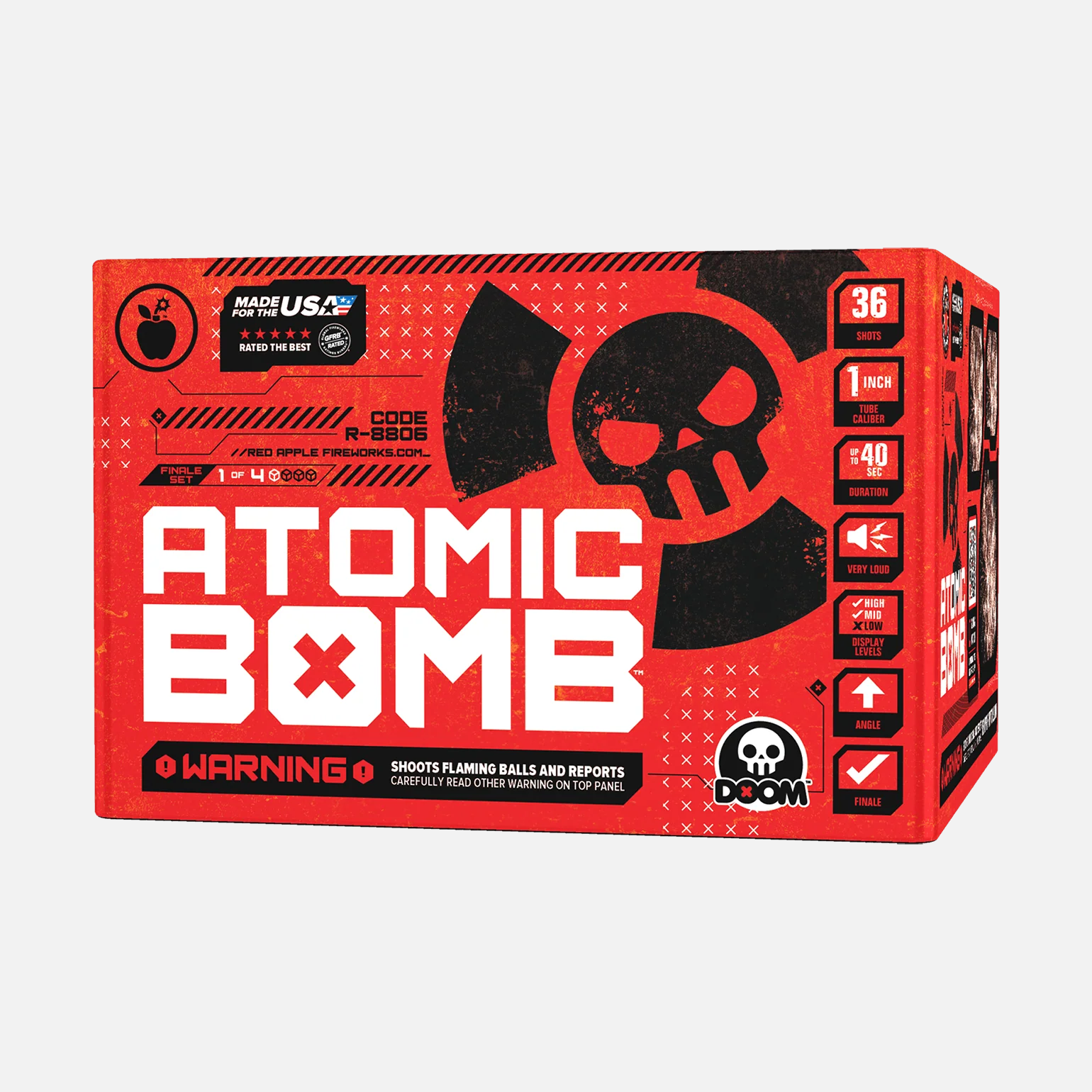 Bomb Box™ 144 Shots XL® Aerial Finale Set® - Image 5