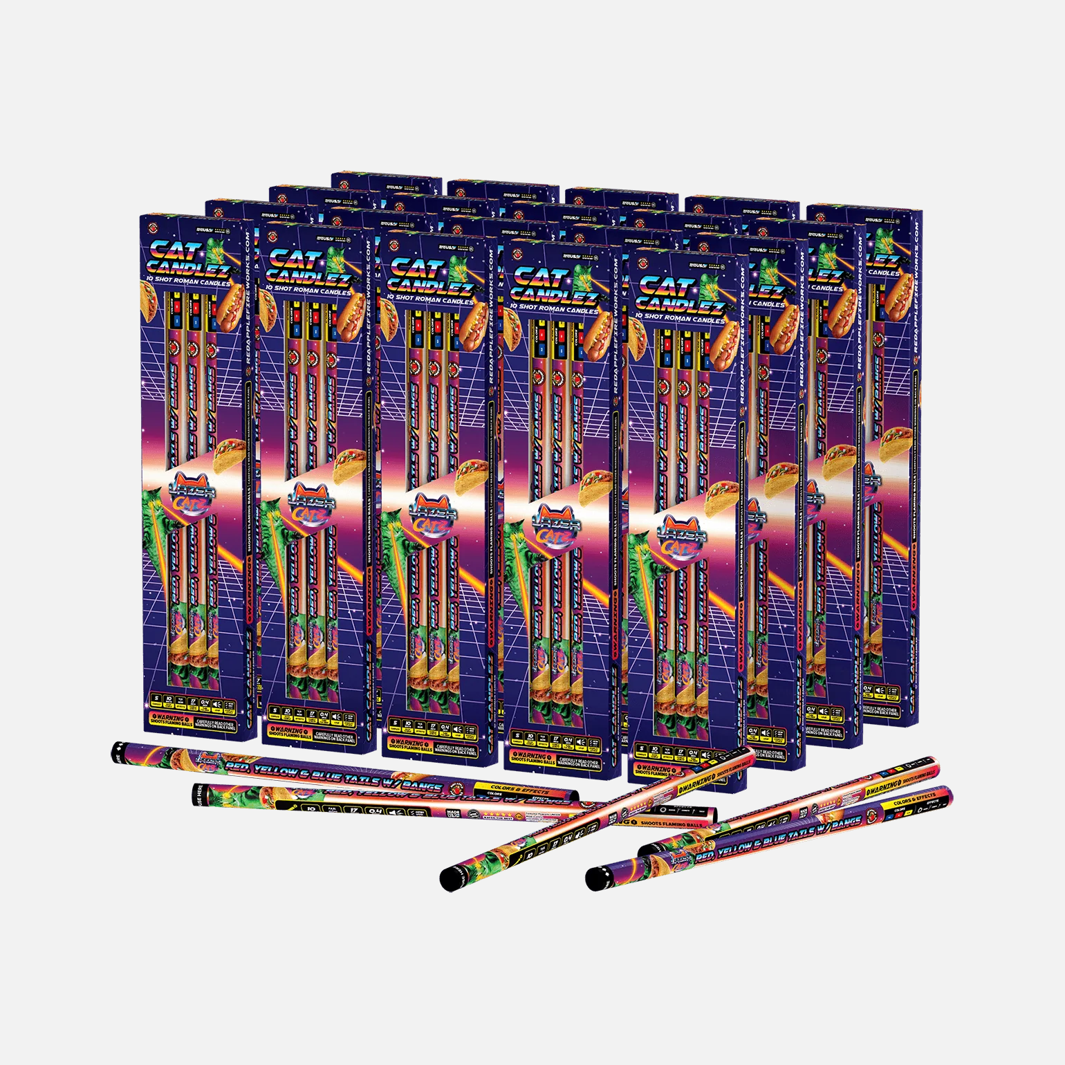 Cat Candlez™ 10 Shots Roman Candles - Image 4