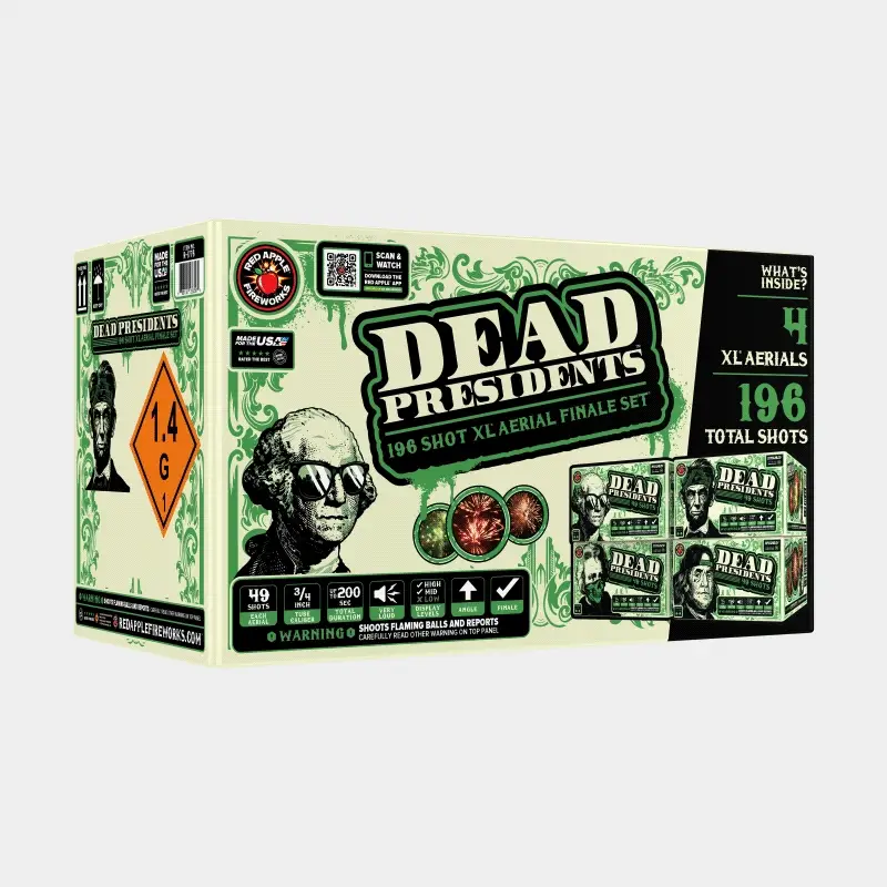 Dead Presidents⢠196 Shot XL® Aerial Finale Set® - Image 3