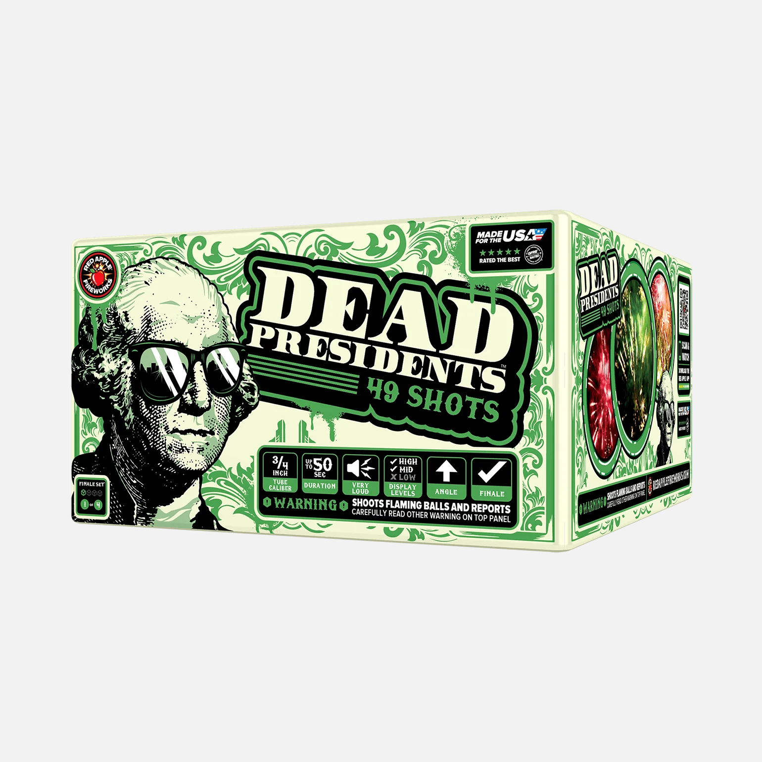 Dead Presidents⢠196 Shot XL® Aerial Finale Set® - Image 5