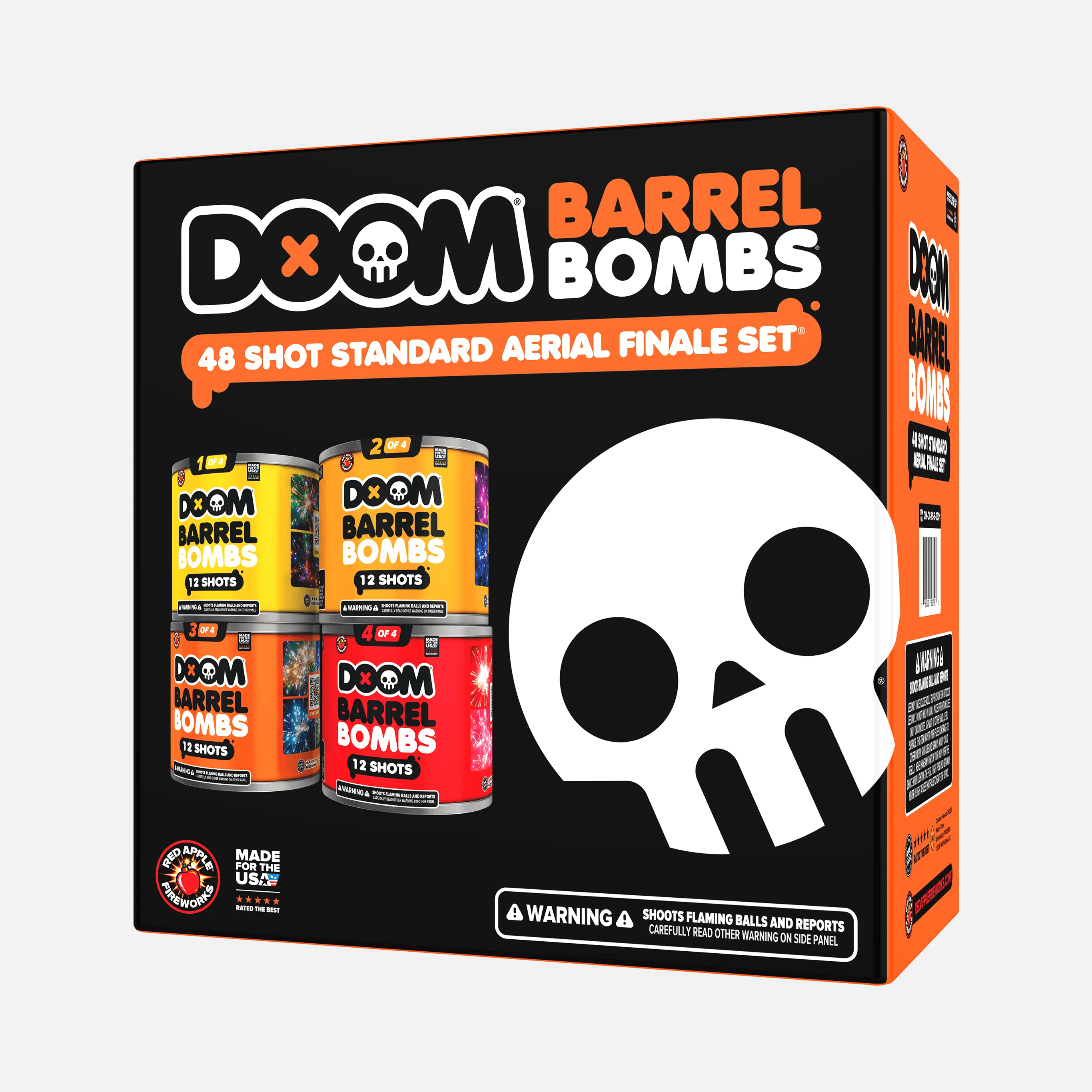 DOOM® Barrel Bombs® 48 Shot Standard Aerial Finale Sets® - Image 3