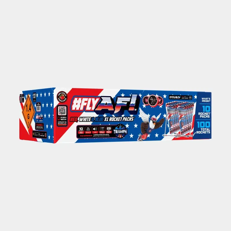 #flyAF™ Red, White & Blue XL® Rocket Packs™ - Image 3