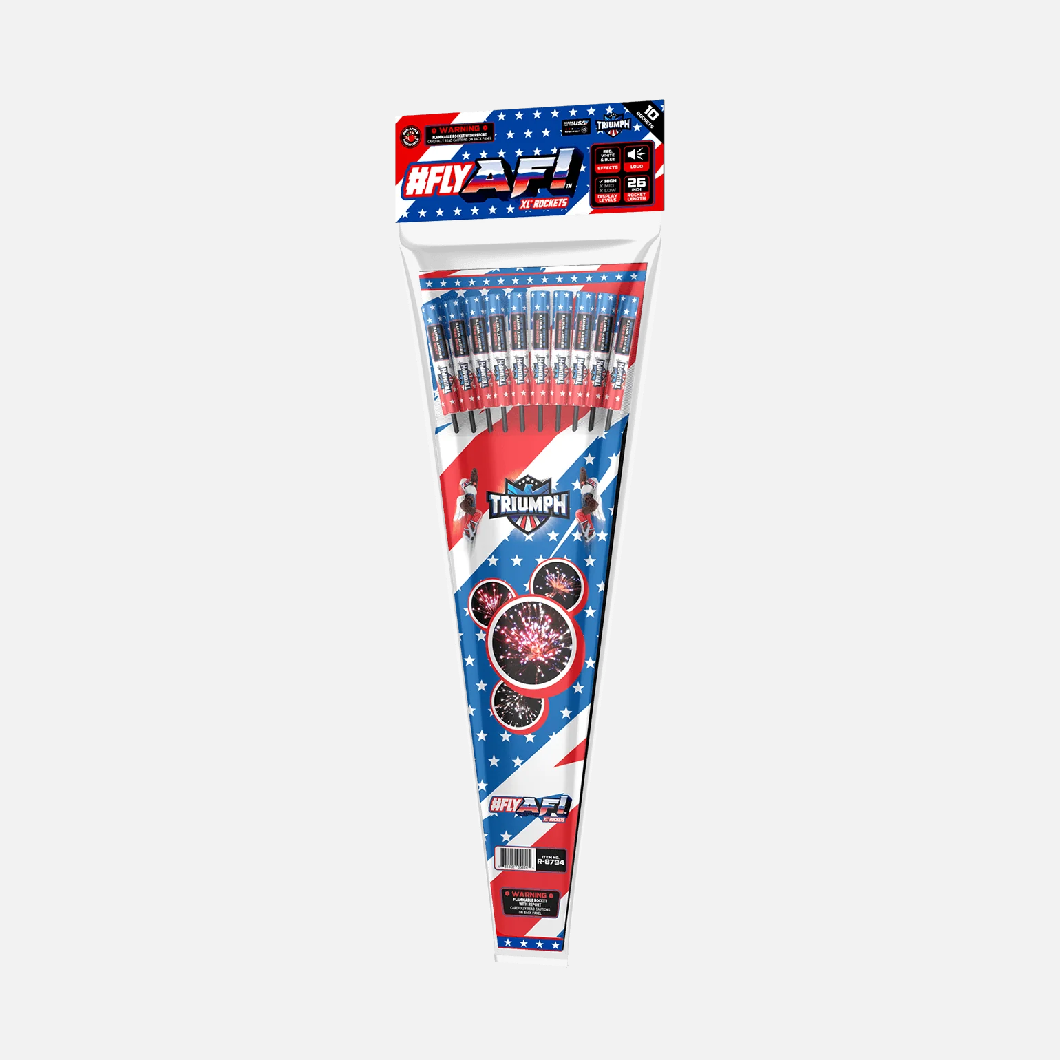 #flyAF™ Red, White & Blue XL® Rocket Packs™ - Image 5