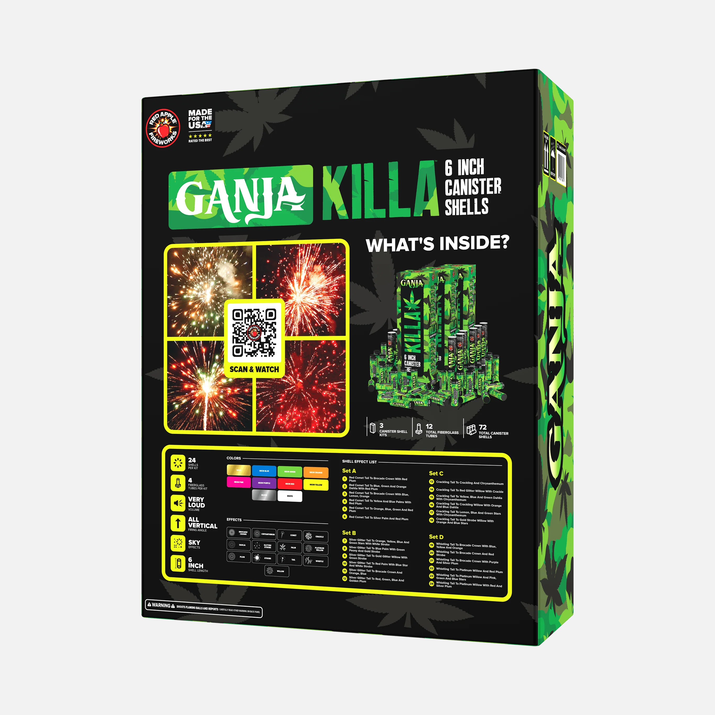 Ganja® Killa 6 Inch Canister Shells - Image 3