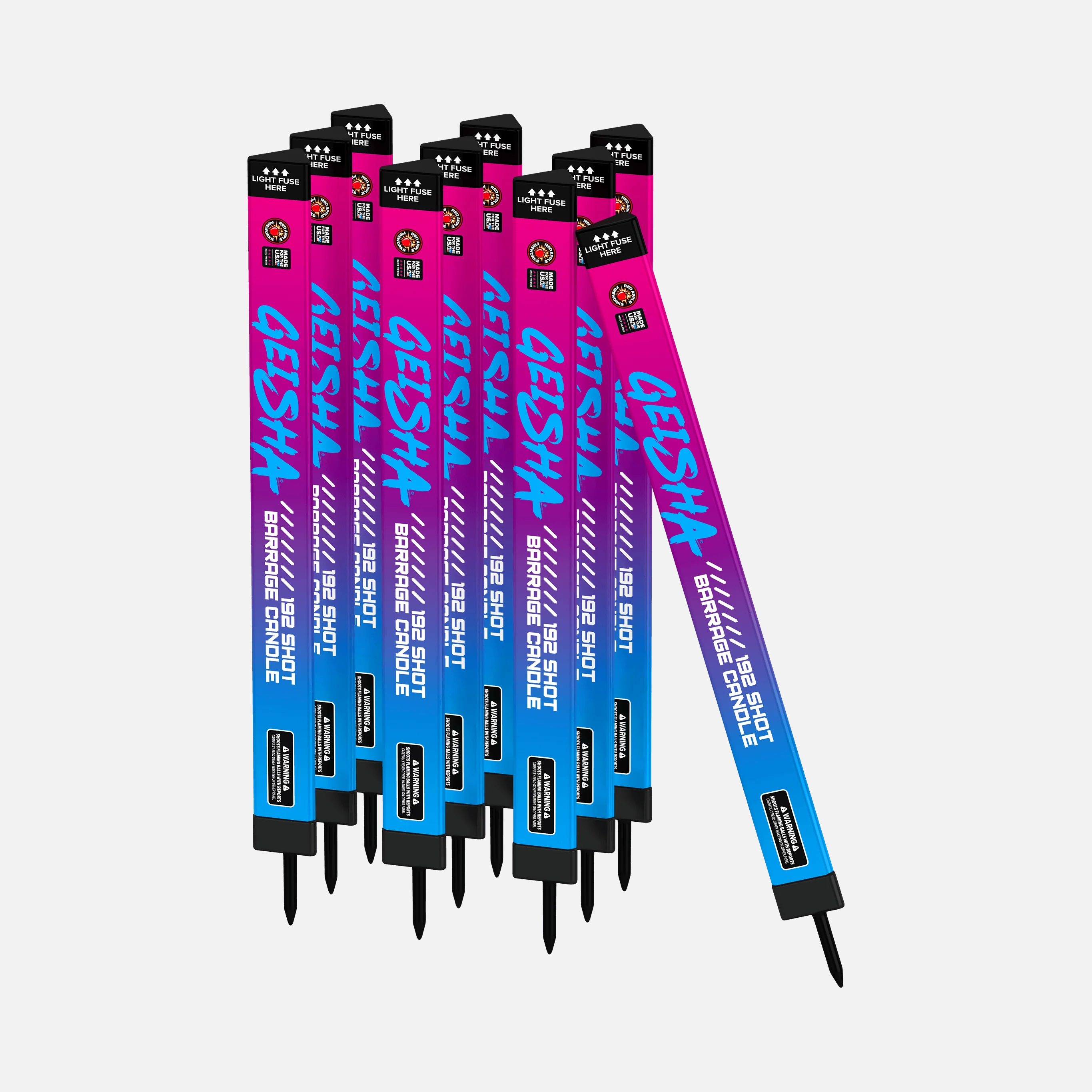 Geisha 192 Shot Barrage Candles - Image 4