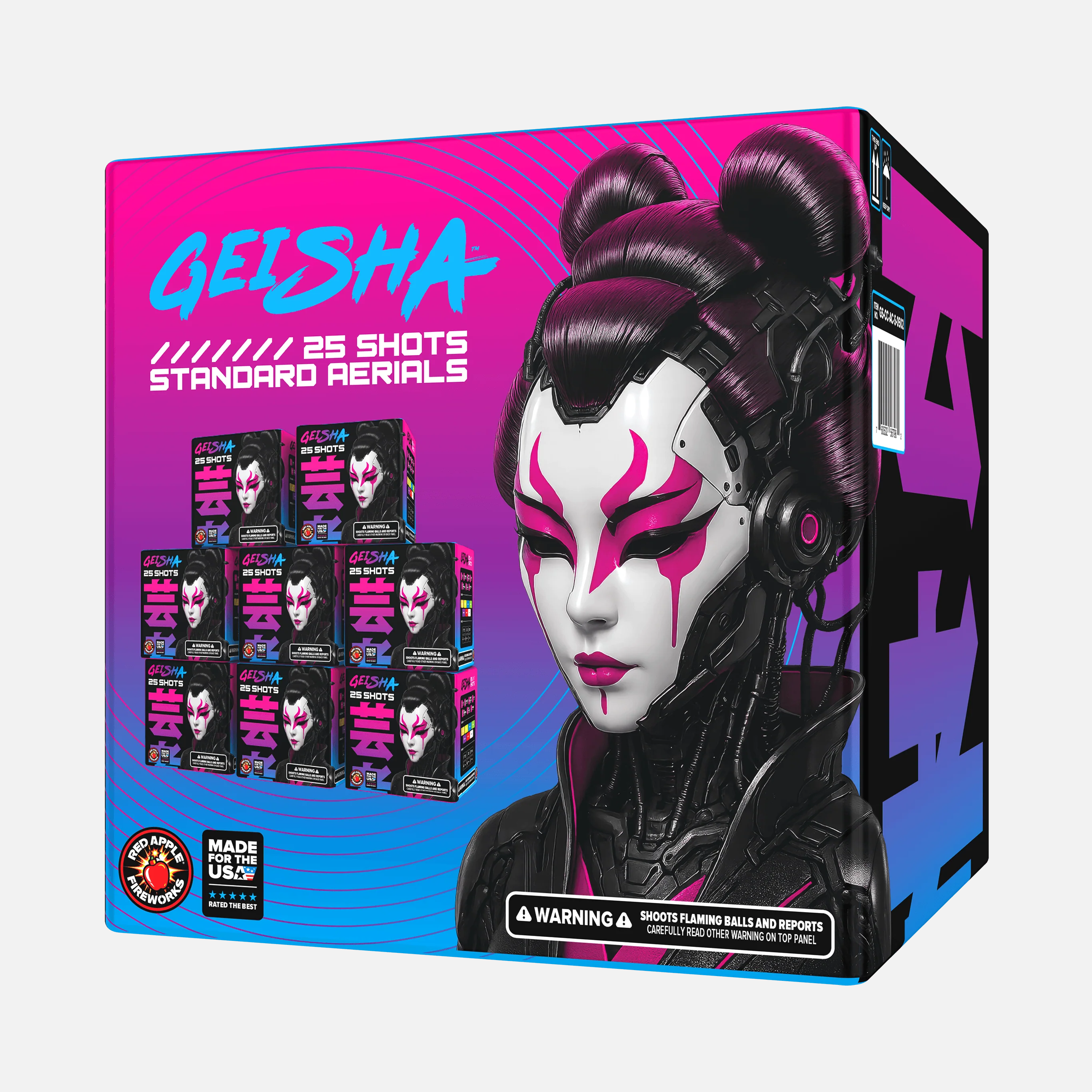 Geisha® 25 Shots Standard Aerials