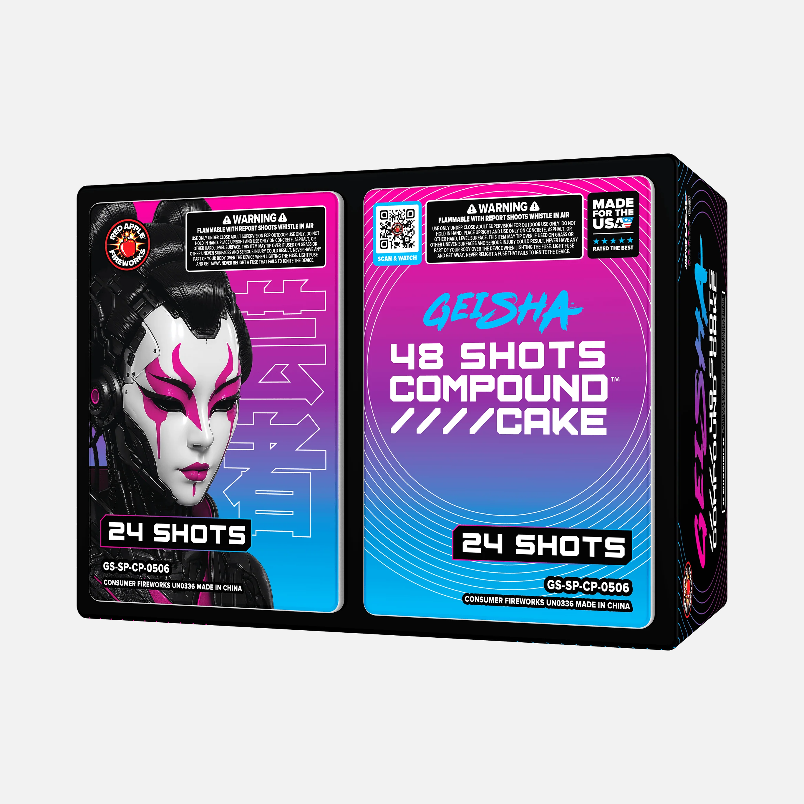 Geisha® 48 Shots Compound™ Cake - Image 3