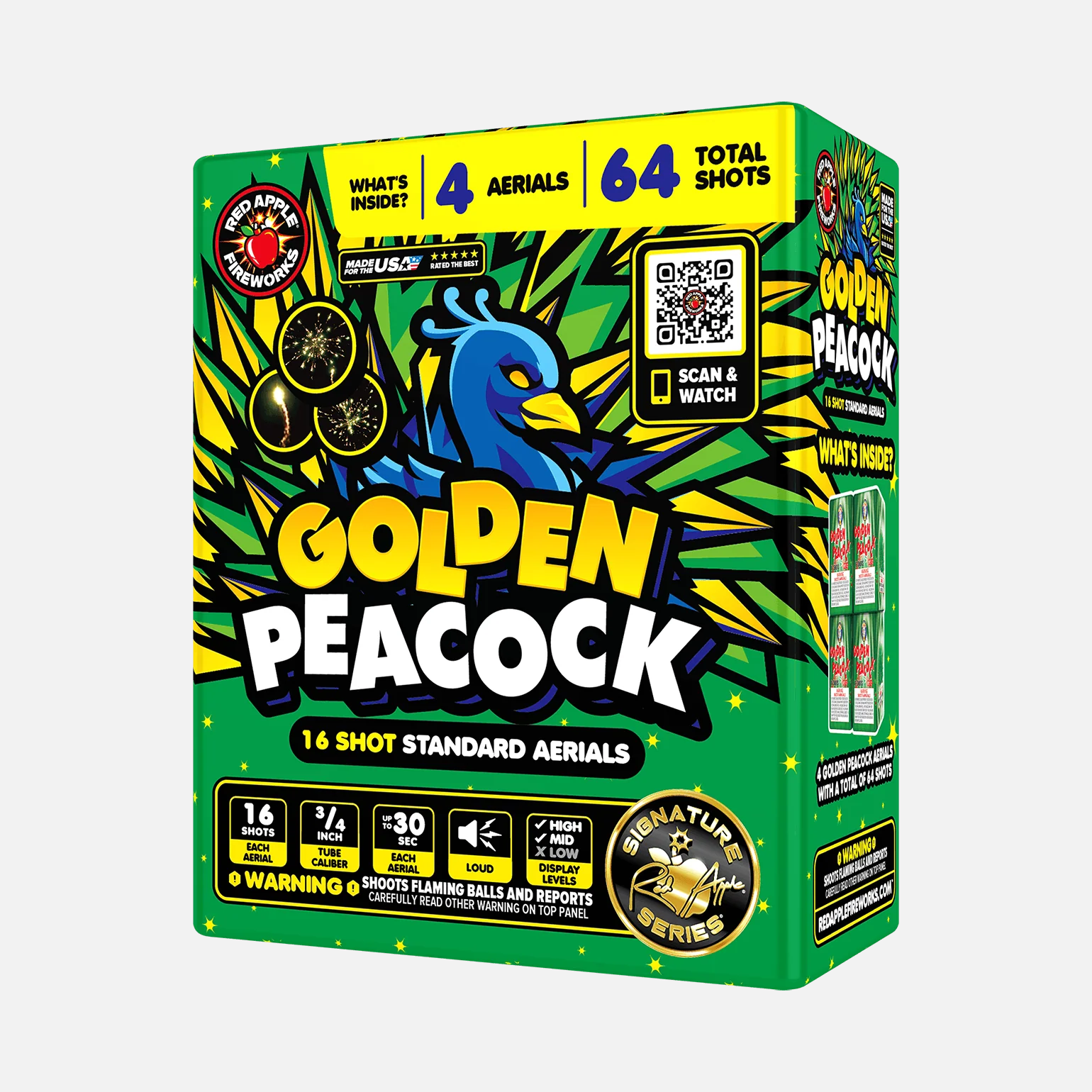 Golden Peacock 16 Shots Standard Aerials by Brothers - Image 5