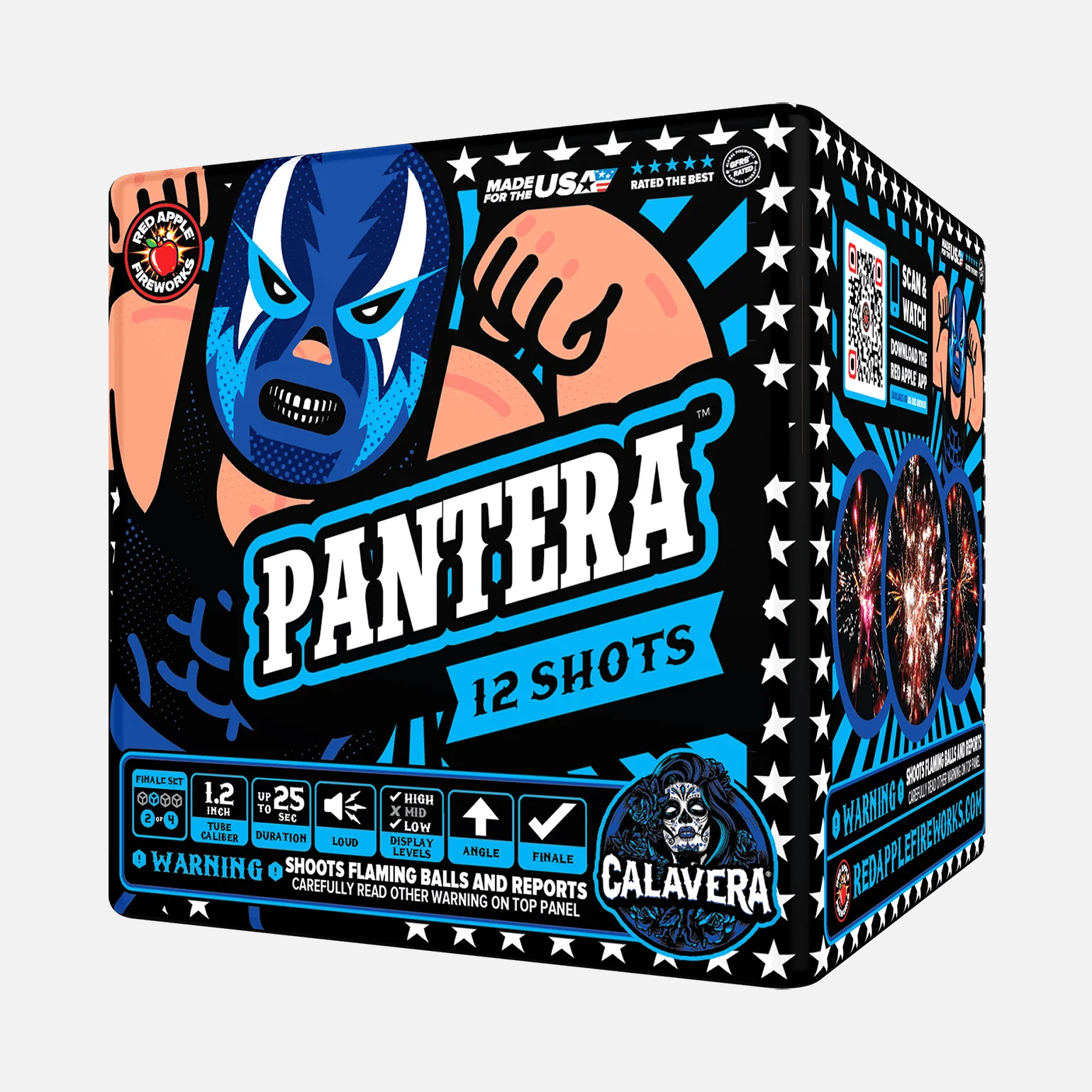 Luchadores Extremos!™ 48 Shot Standard Aerial Finale Set® - Image 7