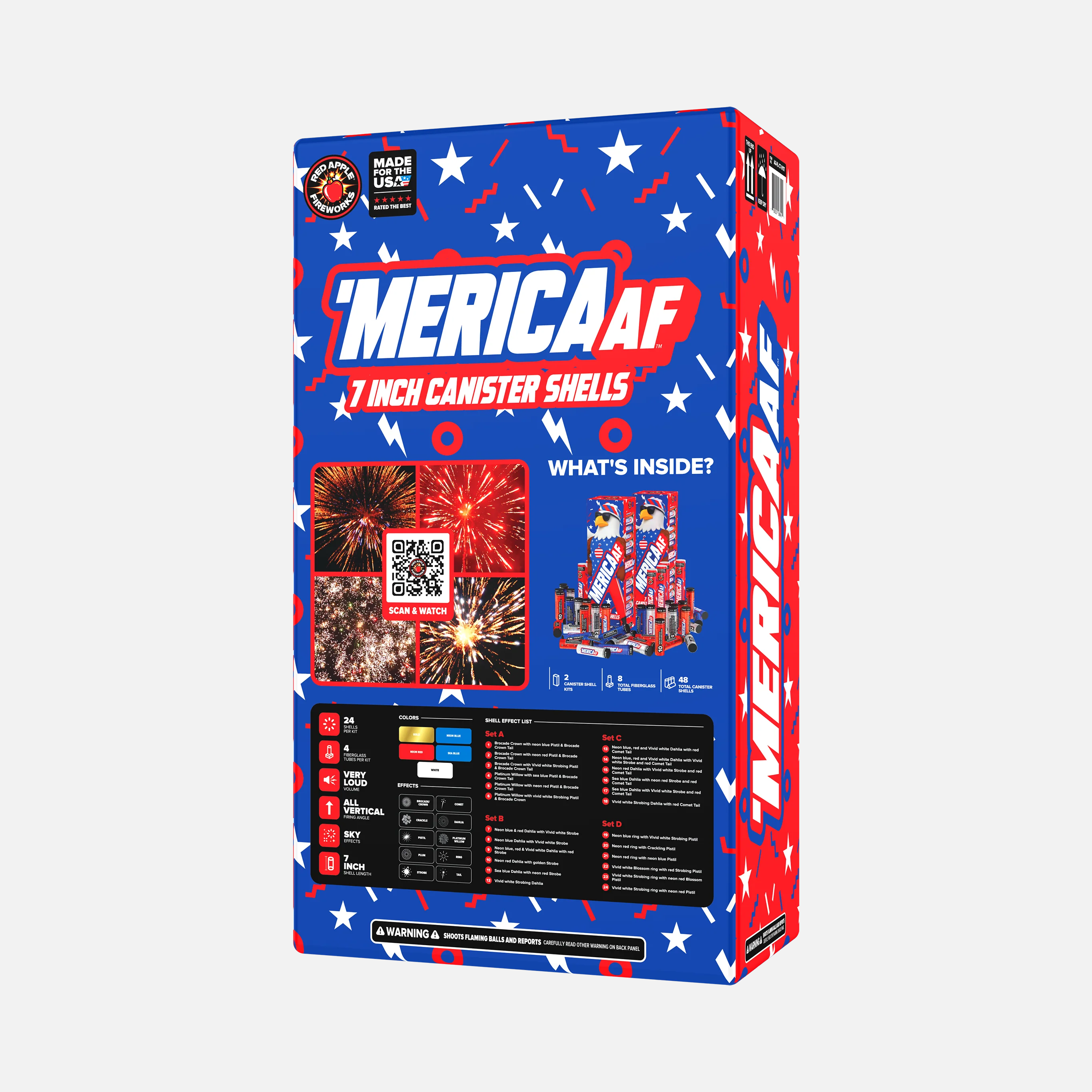'MERICA AF™ 7 Inch Canister Shells - Image 3