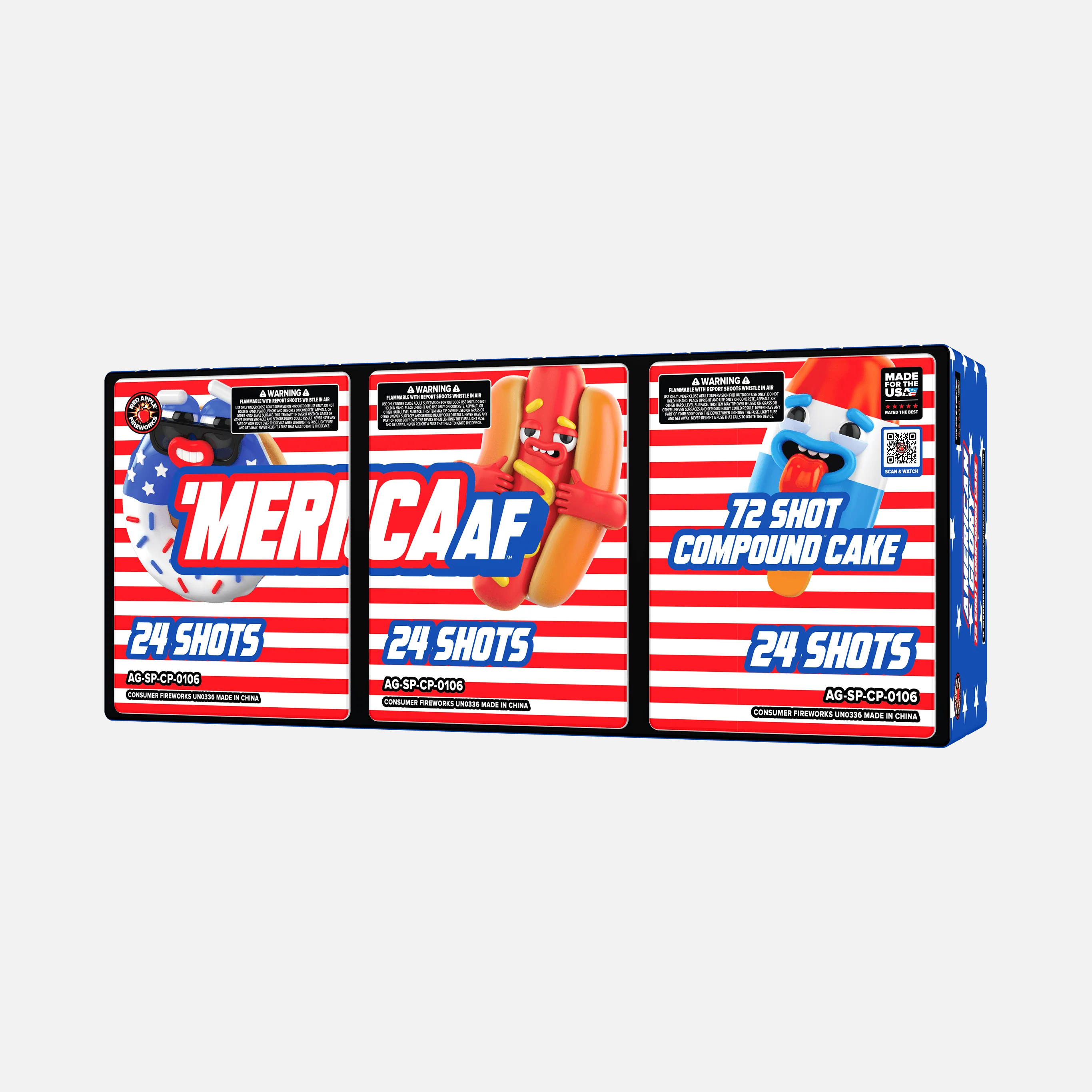 'MERICA AF™ 72 SHOT COMPOUND™ CAKE - Image 3