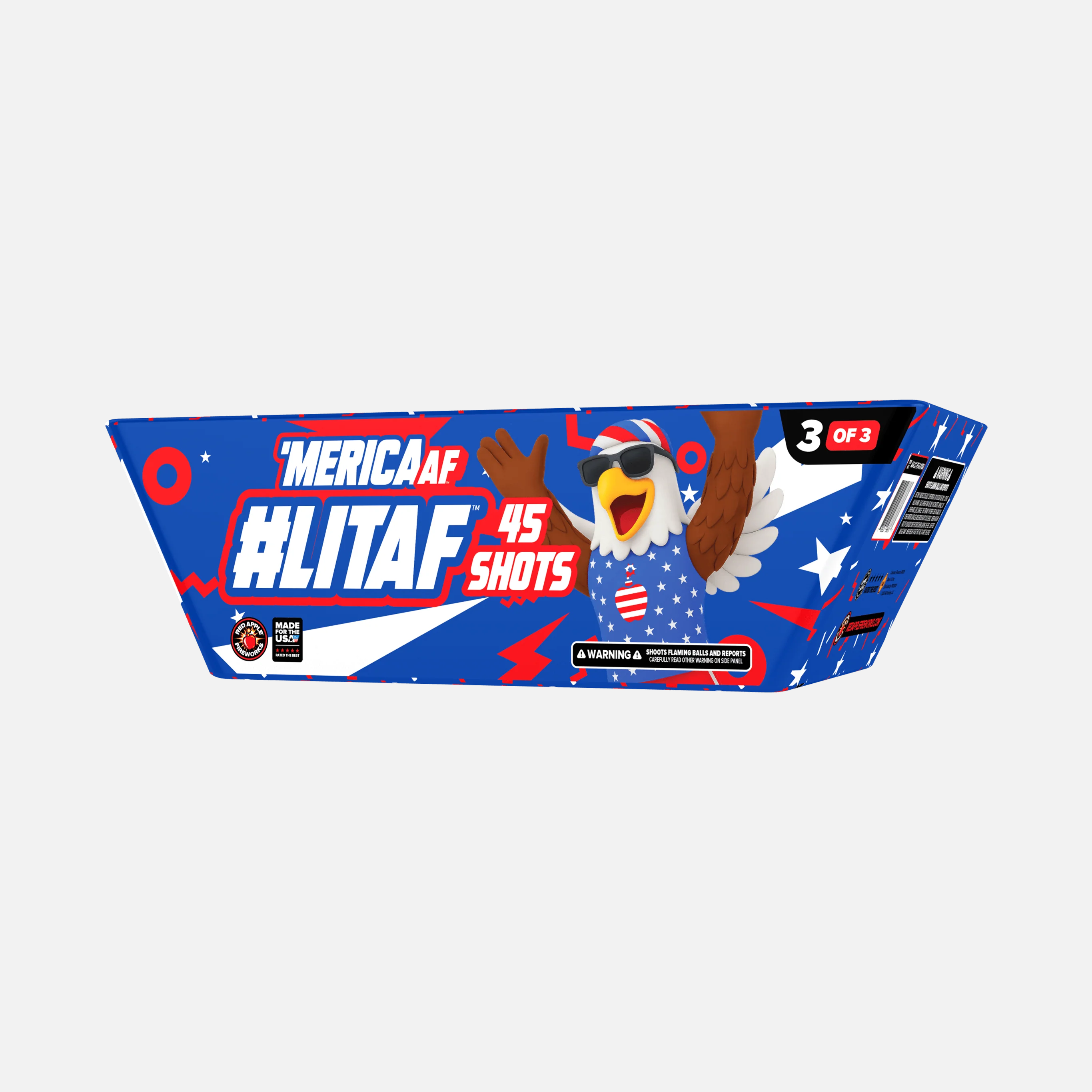 'MERICA AF™ #LITAF™ 135 Shots XL® Aerial Finale Set® - Image 7