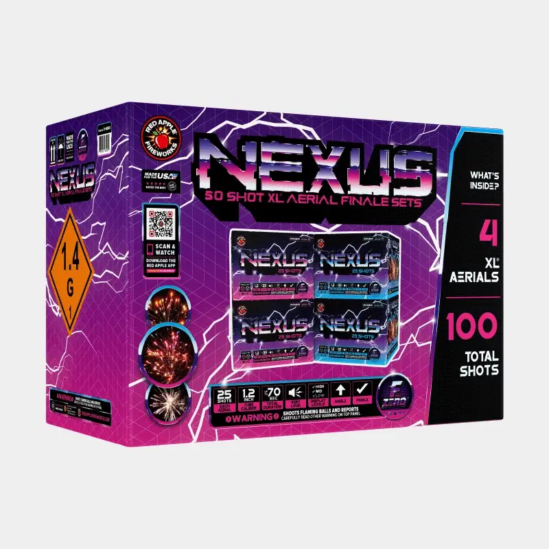 Nexus™ 50 Shot XL® Aerial Finale Sets® - Image 3