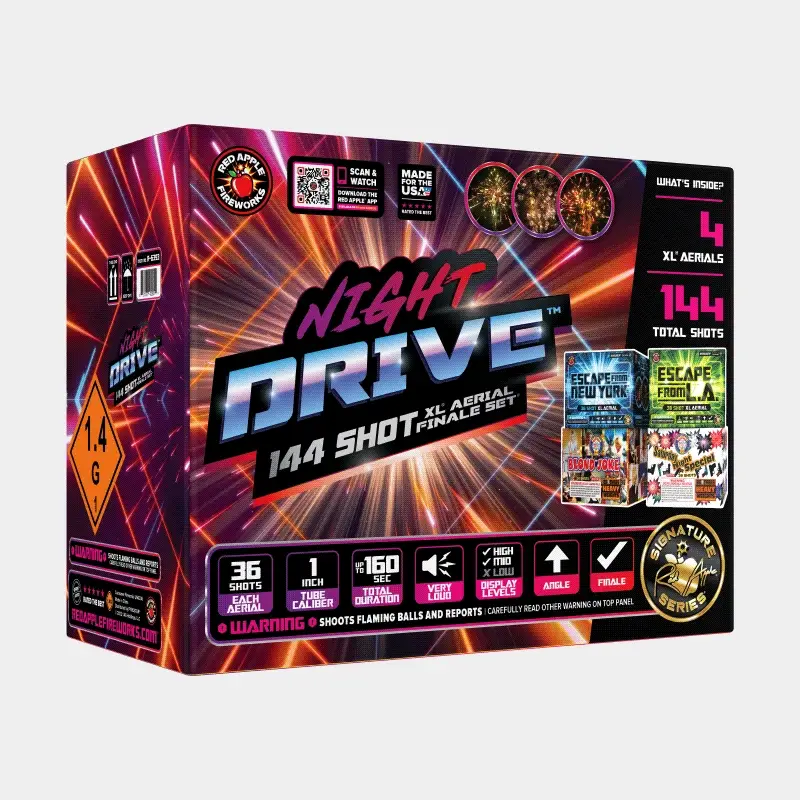 Night Drive™ 144 Shots XL® Aerial Finale Set® by Brothers - Image 3