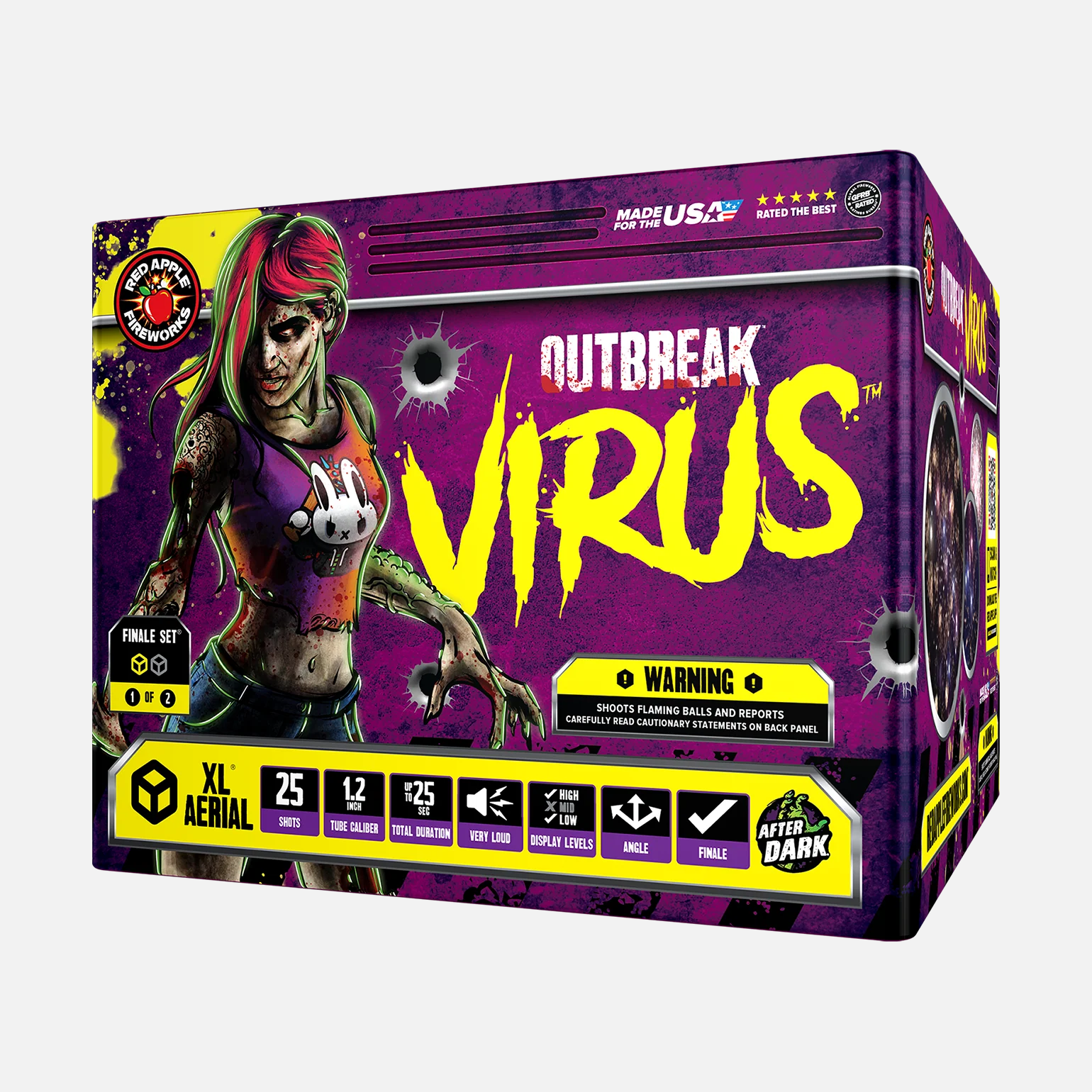 Outbreak™ 51 Shots XL® Aerial Finale Set® - Image 5