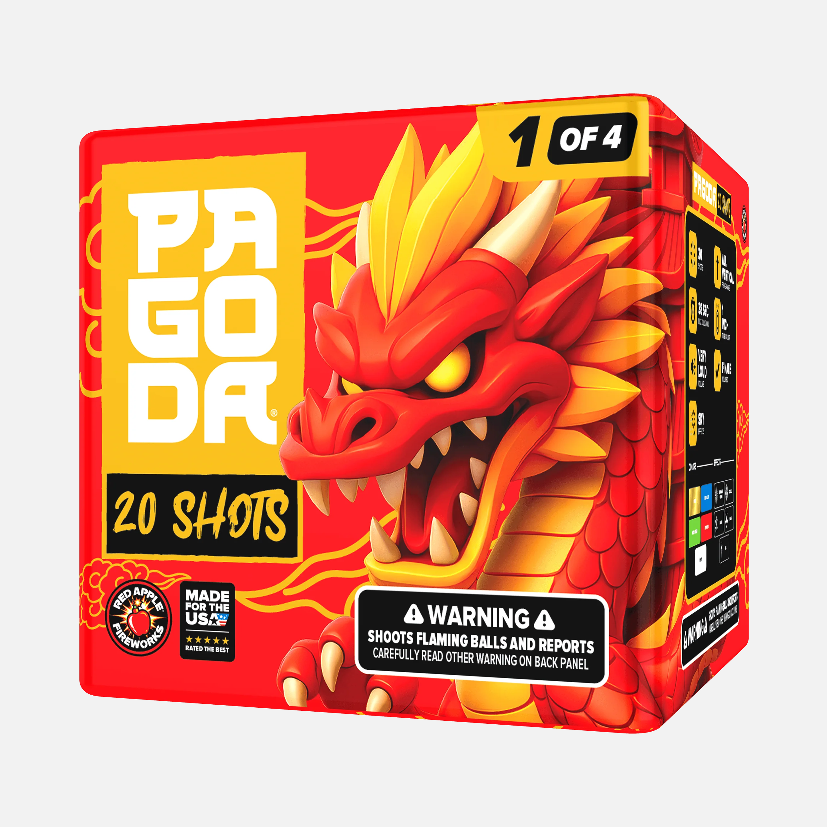PAGODA® 80 Shot Standard Aerial Finale Sets® - Image 6
