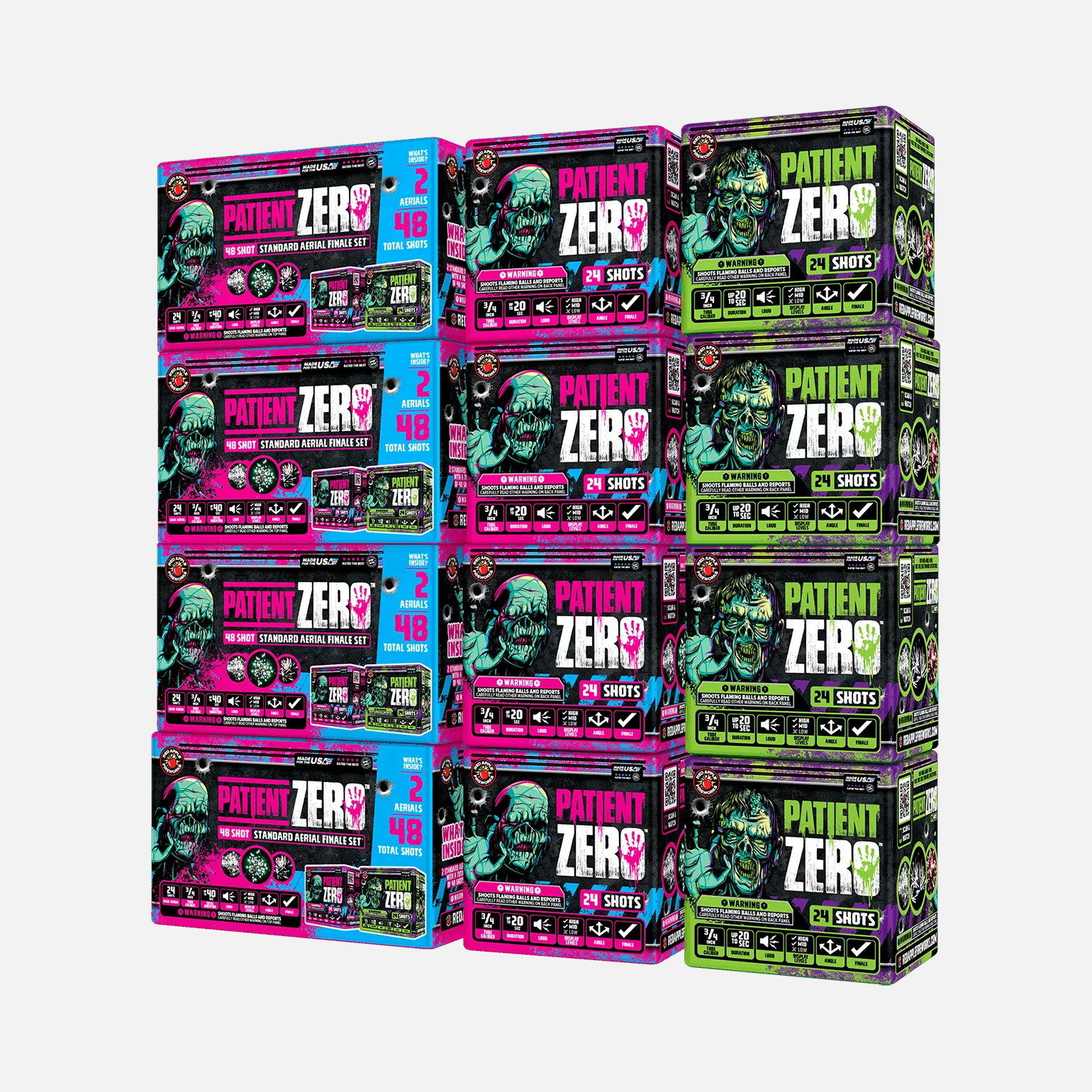 Patient Zero™ 48 Shot Standard Aerial Finale Sets® - Image 4