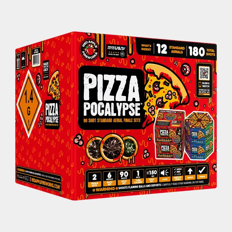 Pizza-Pocalypse™ 90 Shot Standard Aerial Finale Sets® - Image 3