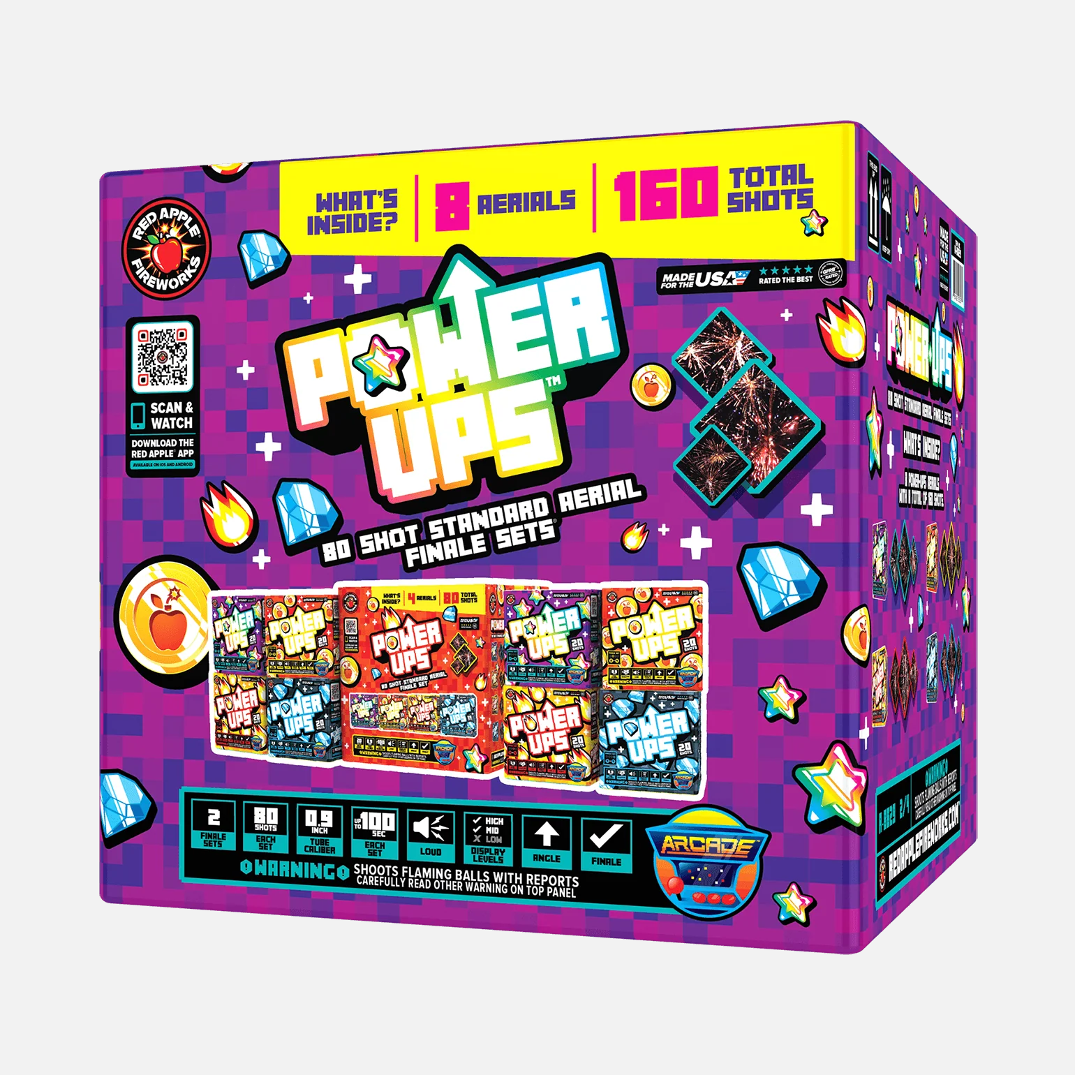 Power-Ups⢠80 Shot Standard Aerial Finale Set®