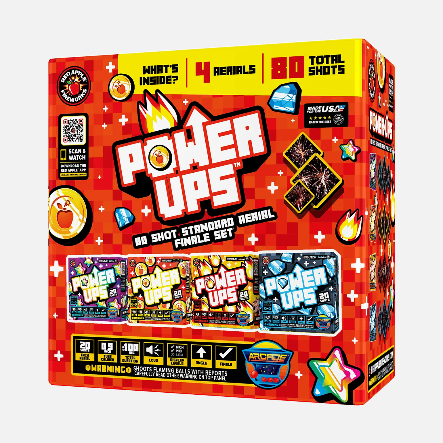 Power-Ups⢠80 Shot Standard Aerial Finale Set® - Image 5
