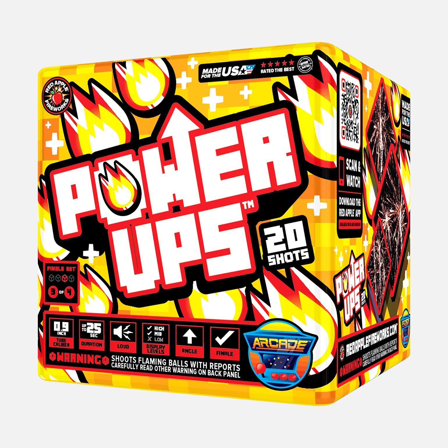 Power-Ups⢠80 Shot Standard Aerial Finale Set® - Image 8