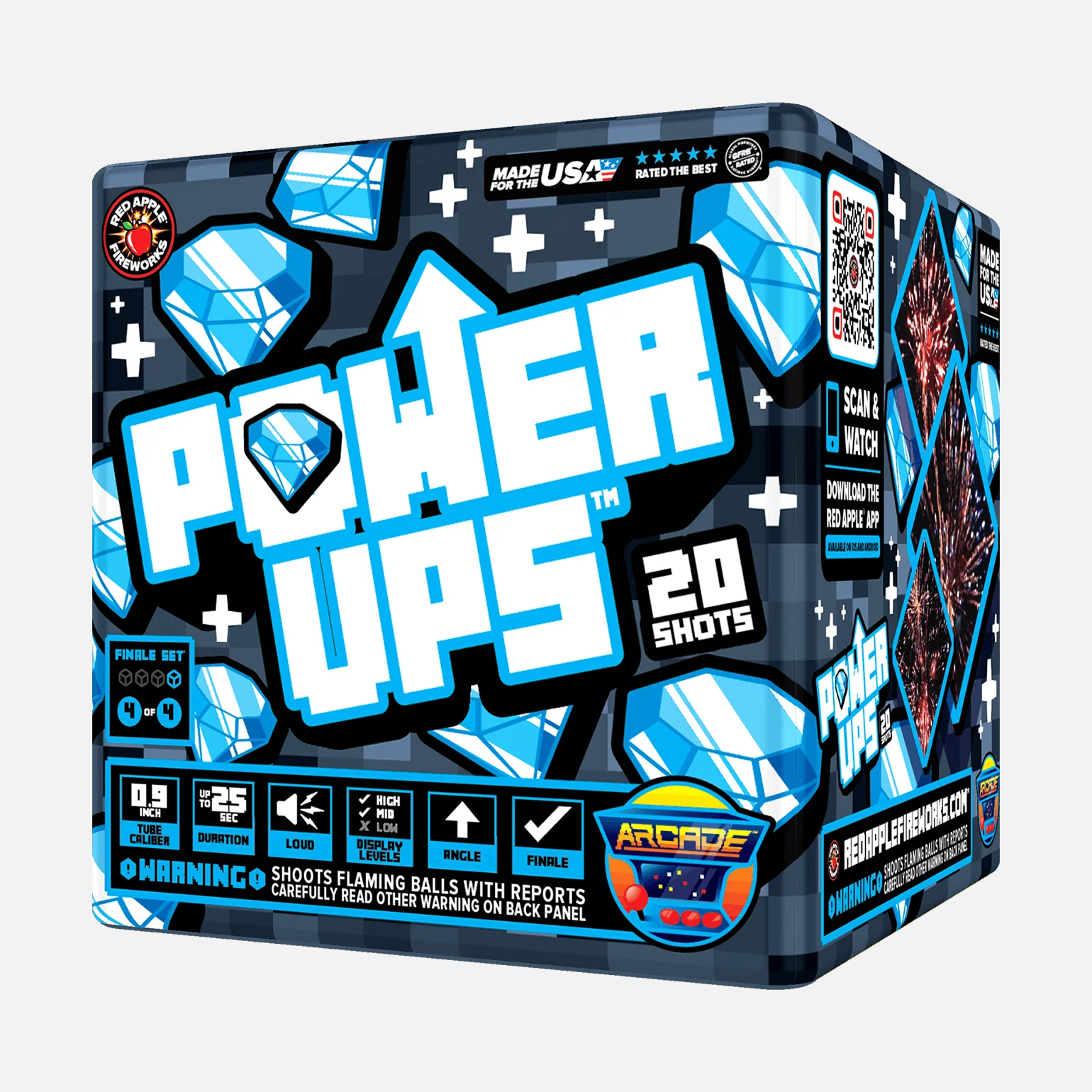 Power-Ups⢠80 Shot Standard Aerial Finale Set® - Image 9