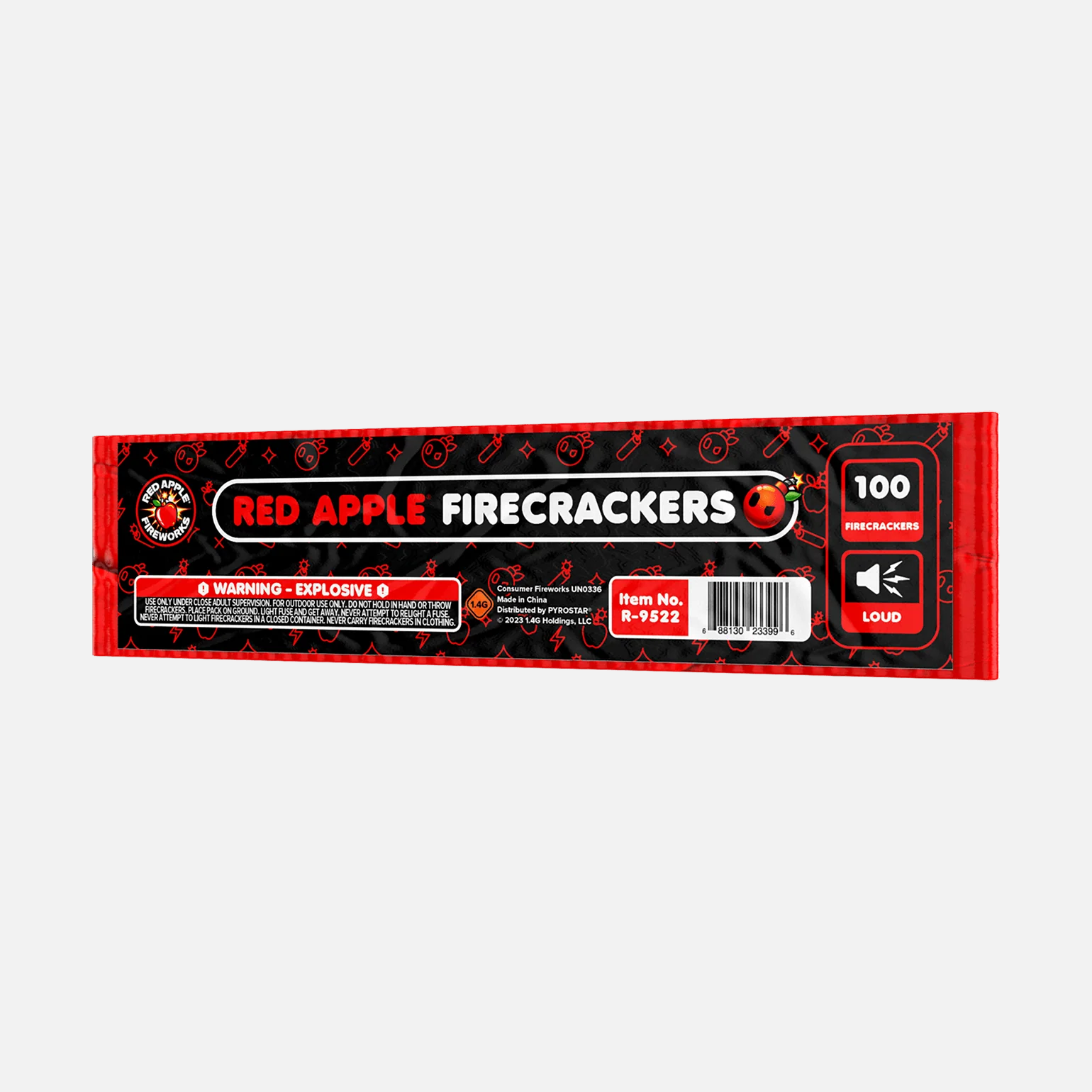 Red Apple® Bombs 100 Strip Flash Crackers - Image 6