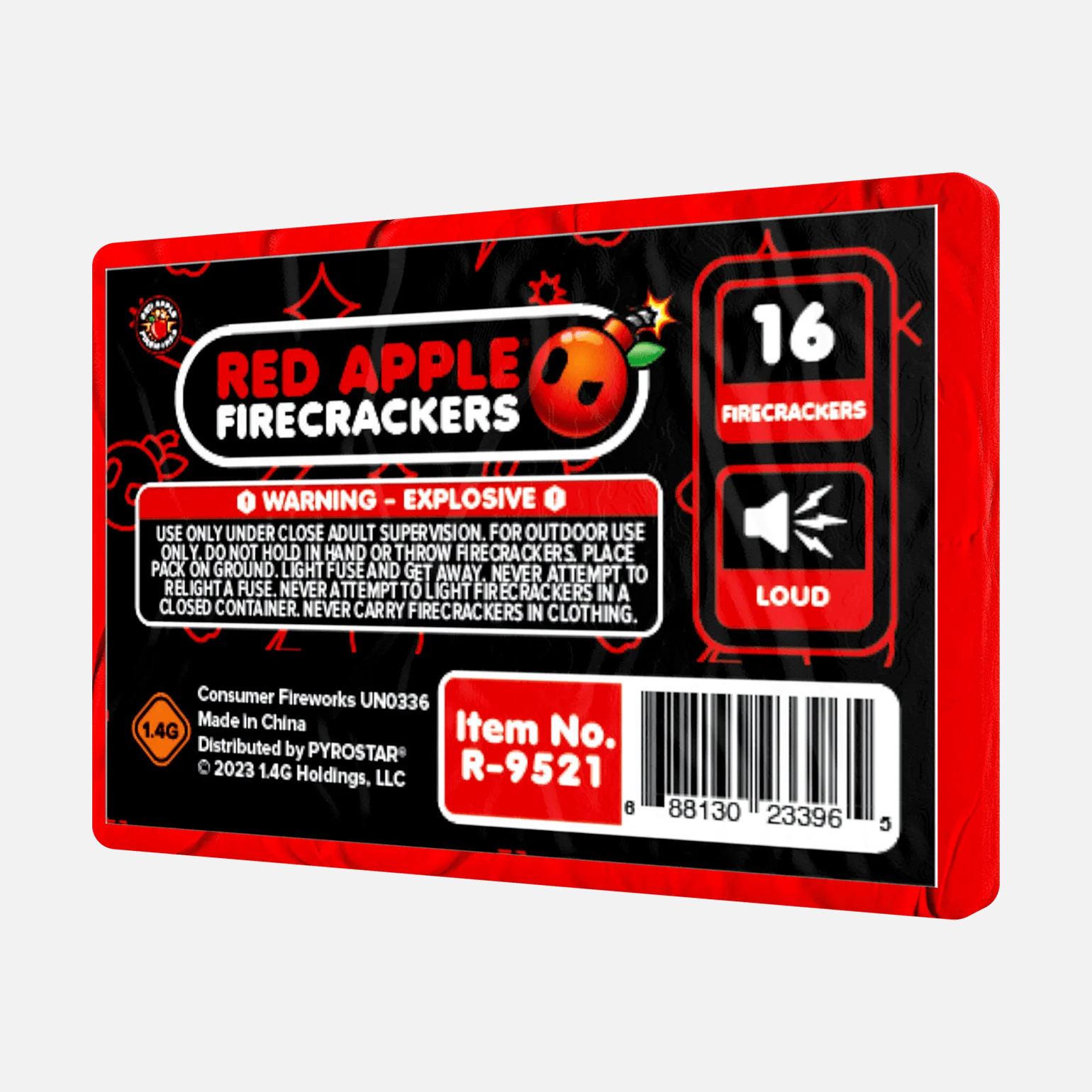 Red Apple® Bombs 16 Shot Full Brick Flash Crackers - Image 6