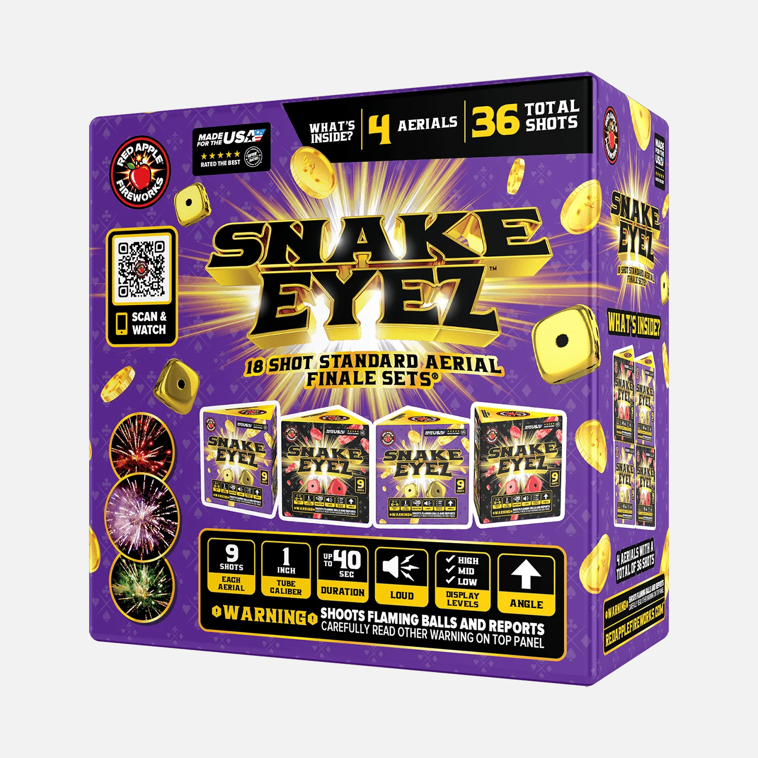 Snake Eyez™ 18 Shot Standard Aerial Finale Set® - Image 5
