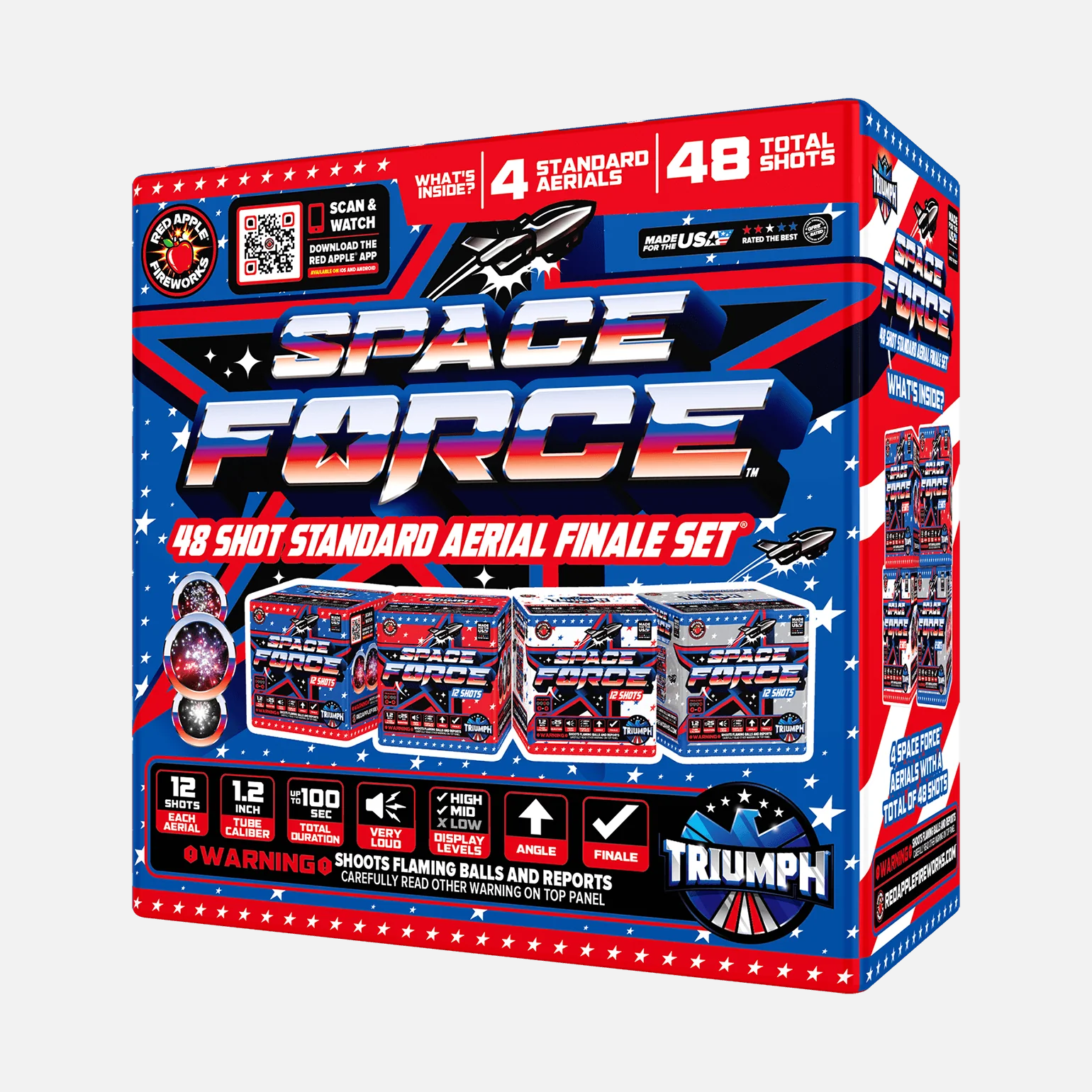 Space Force® 48-Shots Large Aerial Finale Set® - Image 5