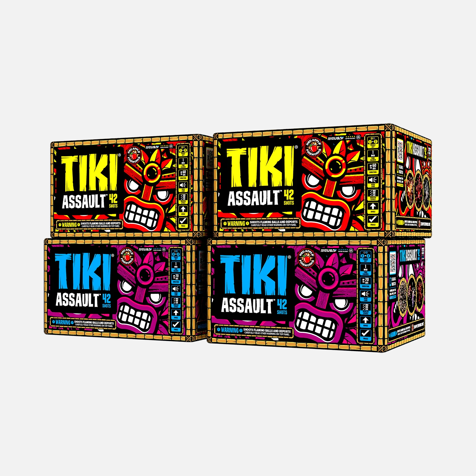 Tiki® Assault™ 84-Shots Large Aerial Finale Set® - Image 4