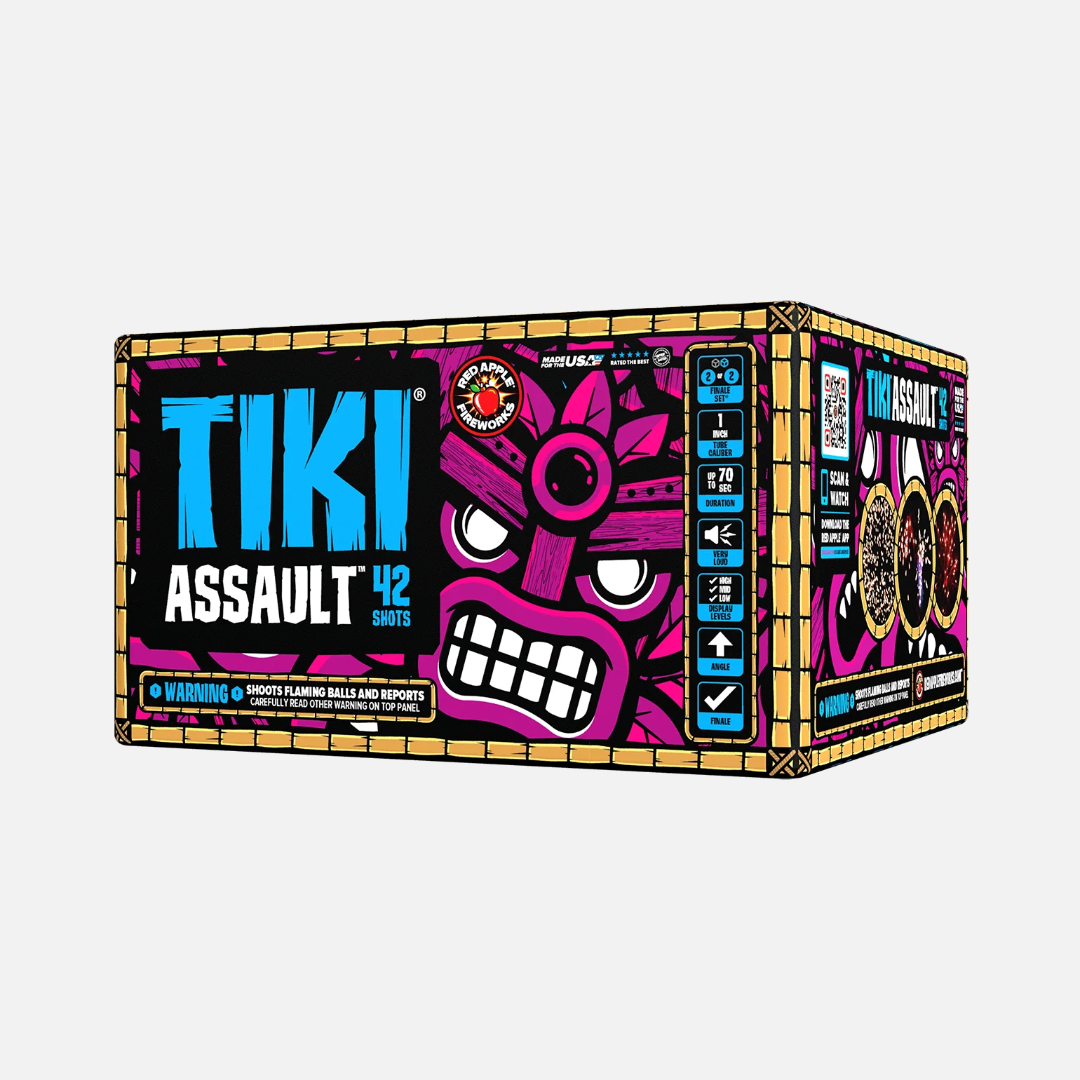 Tiki® Assault™ 84-Shots Large Aerial Finale Set® - Image 6