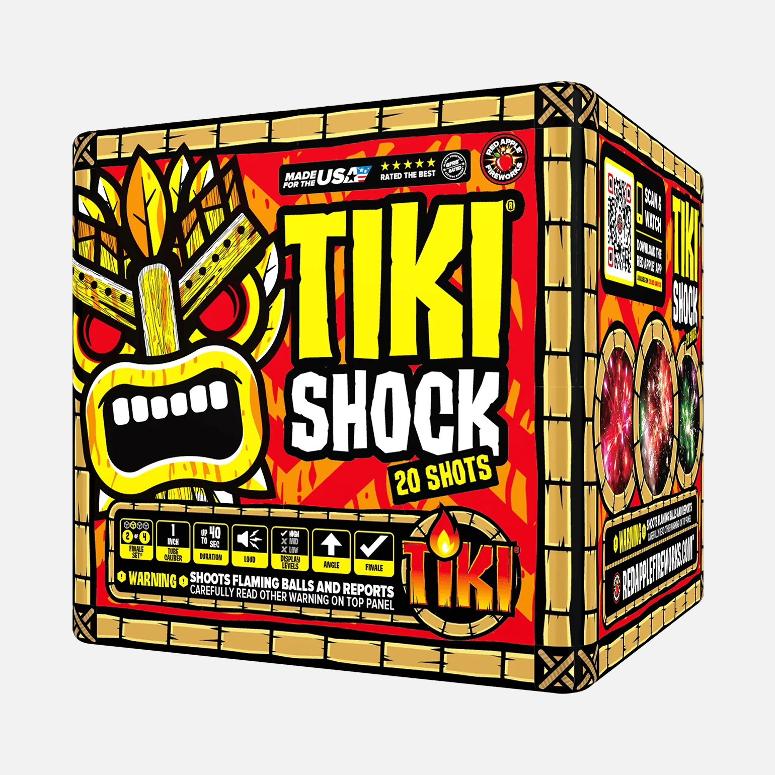 Tiki® Shock! 80 Shot Standard Aerial Finale Set® - Image 7