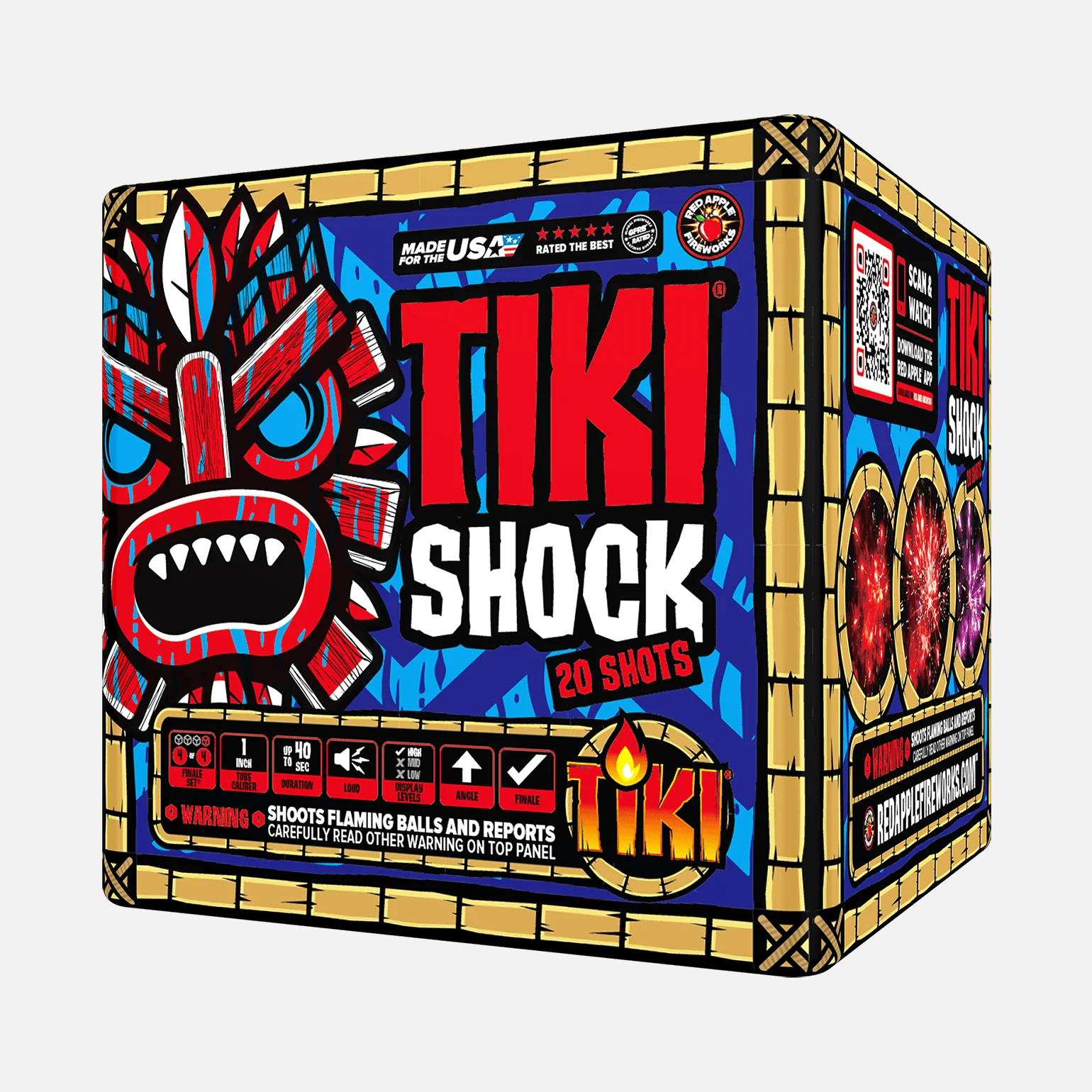 Tiki® Shock! 80 Shot Standard Aerial Finale Set® - Image 9
