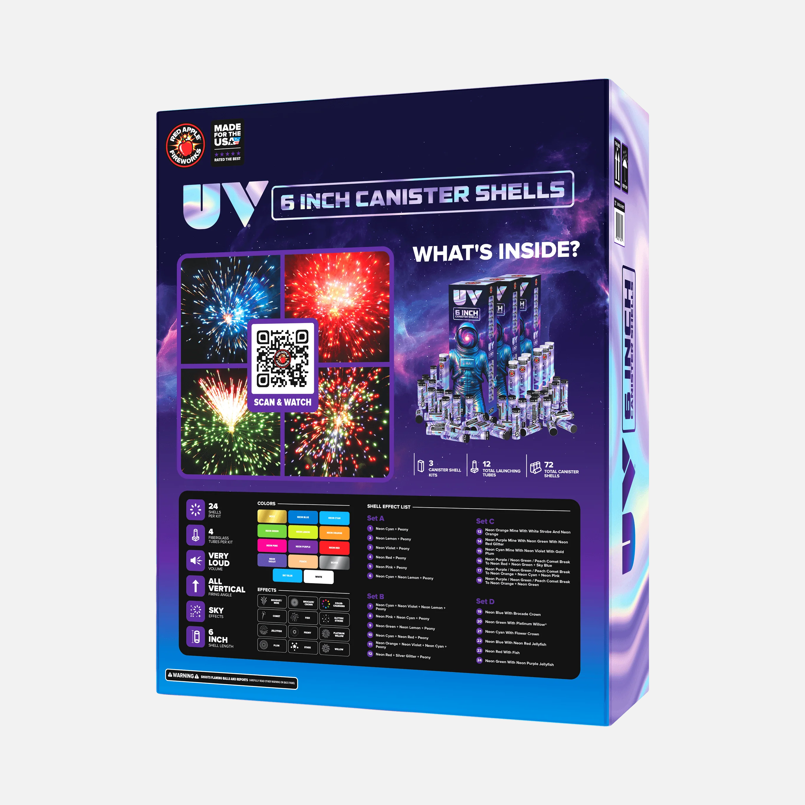 UV® 6 Inch Canister Shells - Image 3