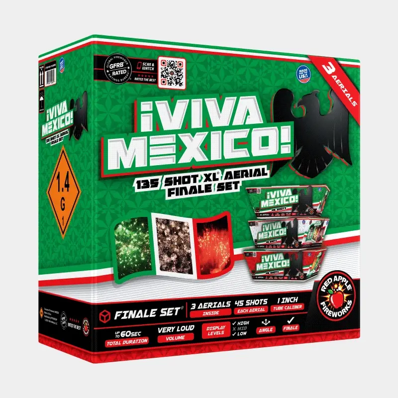 Viva Mexico®! 135-Shots XL® Aerial Finale Set® - Image 3