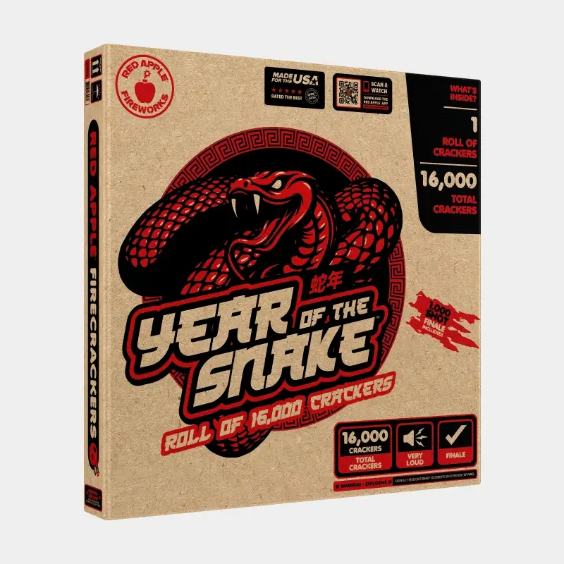 Year of the Snake⢠Roll of 16,000 Firecrackers - Image 3