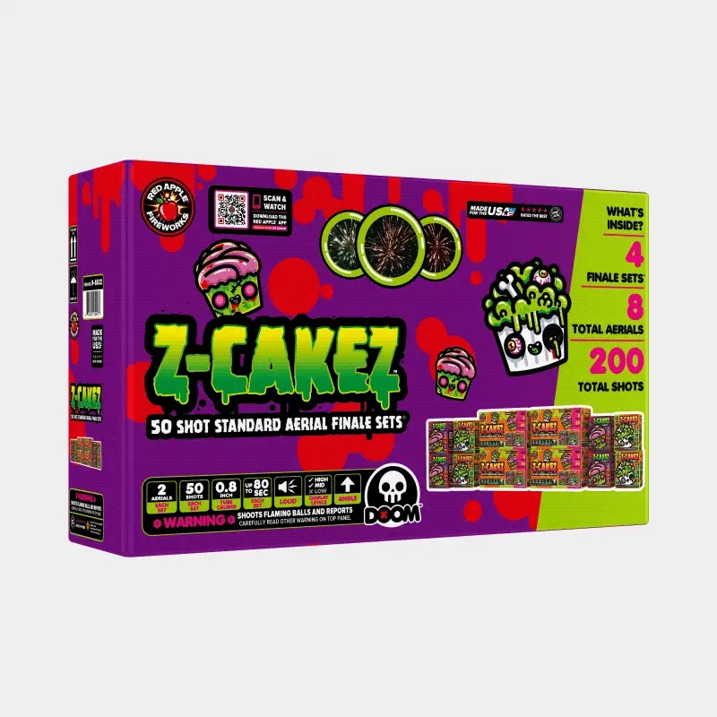 Z-Cakez™ 50 Shot Standard Aerial Finale Sets® - Image 3