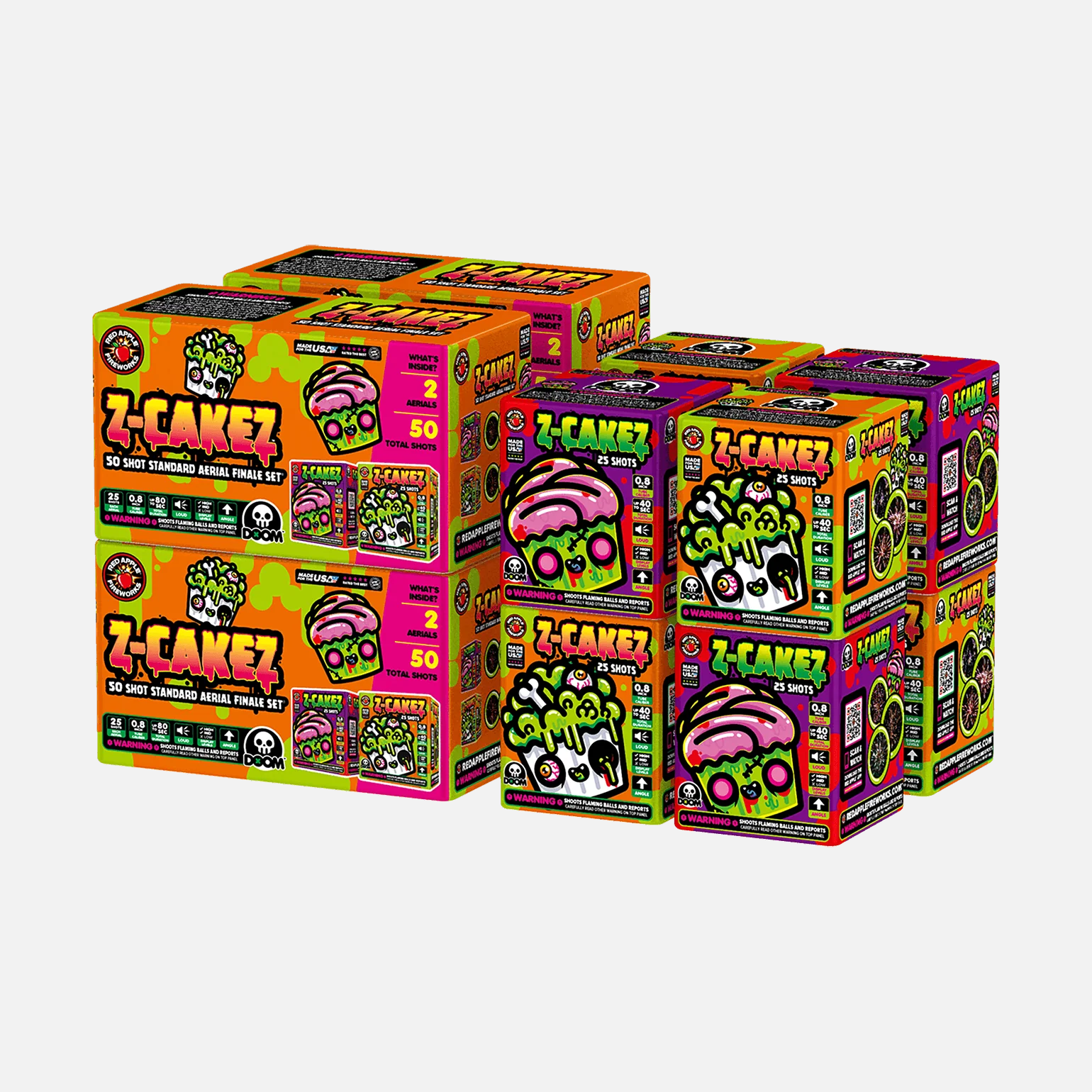 Z-Cakez™ 50 Shot Standard Aerial Finale Sets® - Image 4